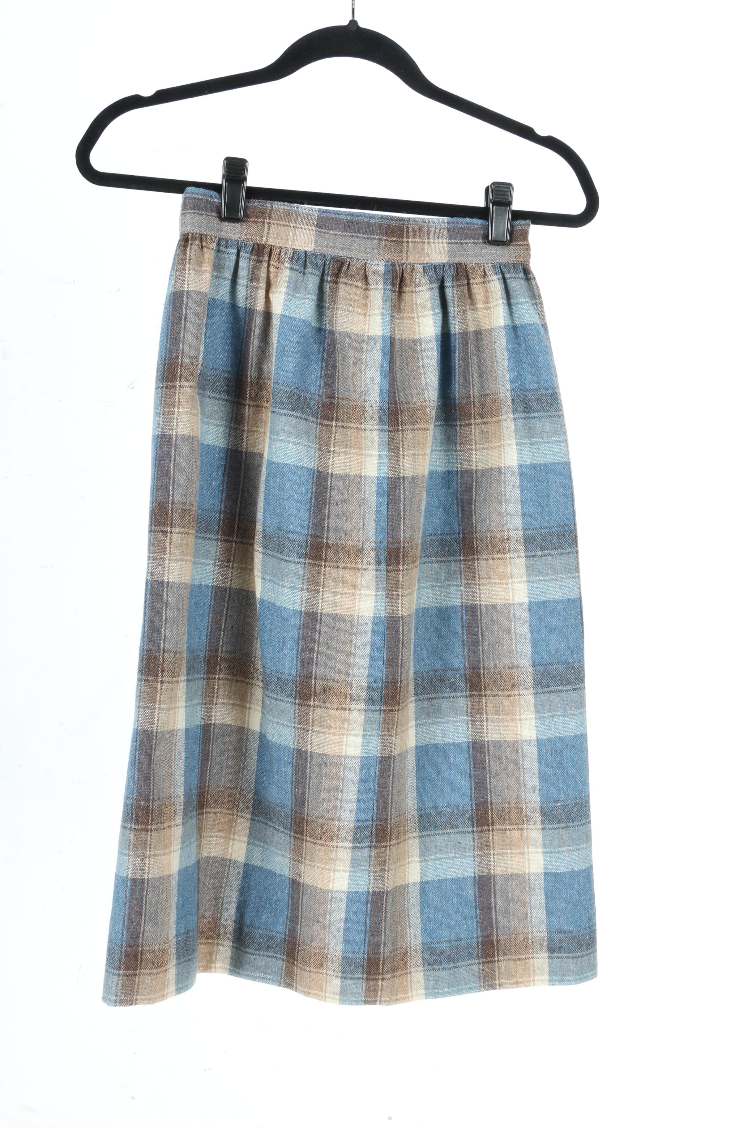 Three Vintage Wool Skirts