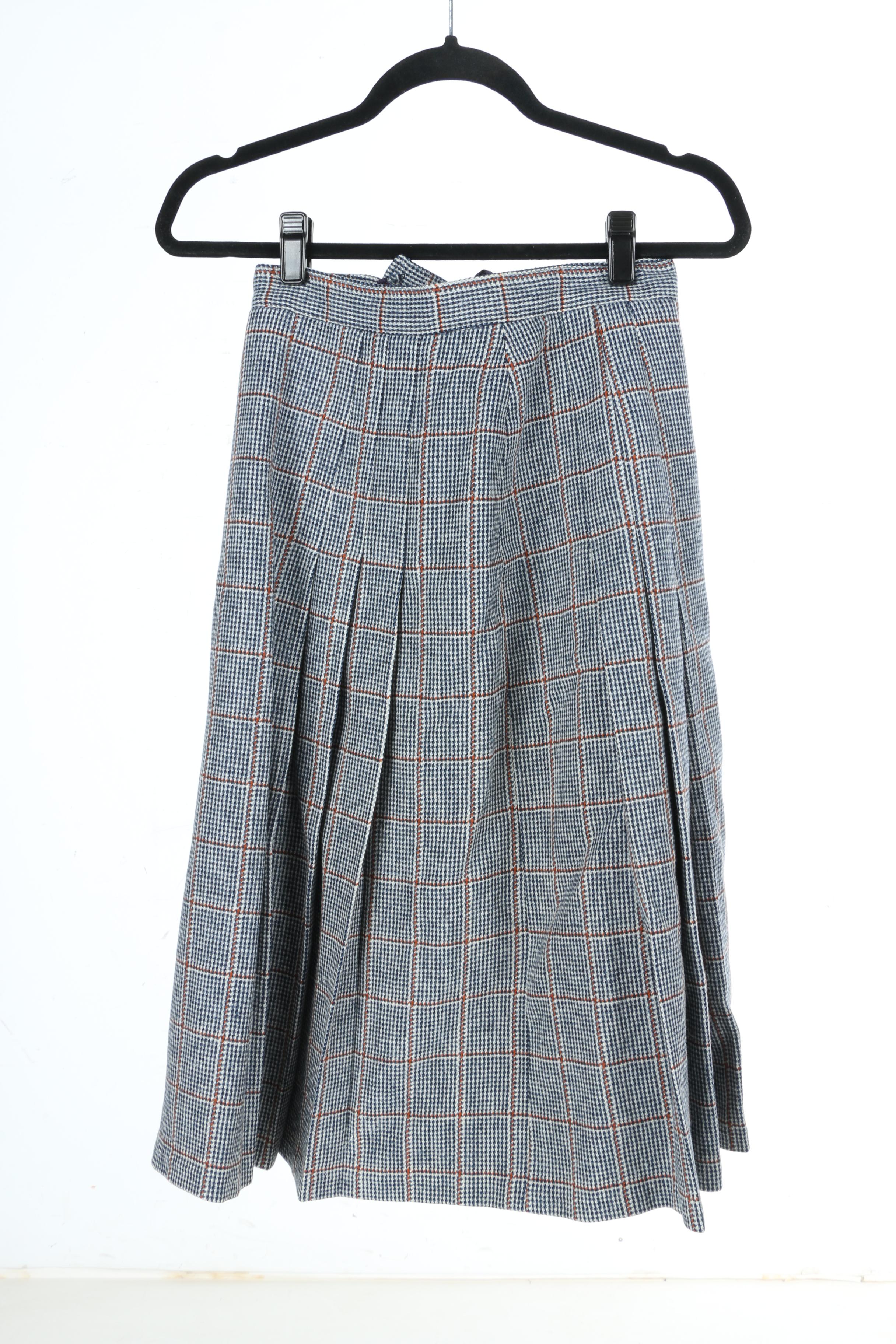 Three Vintage Wool Skirts