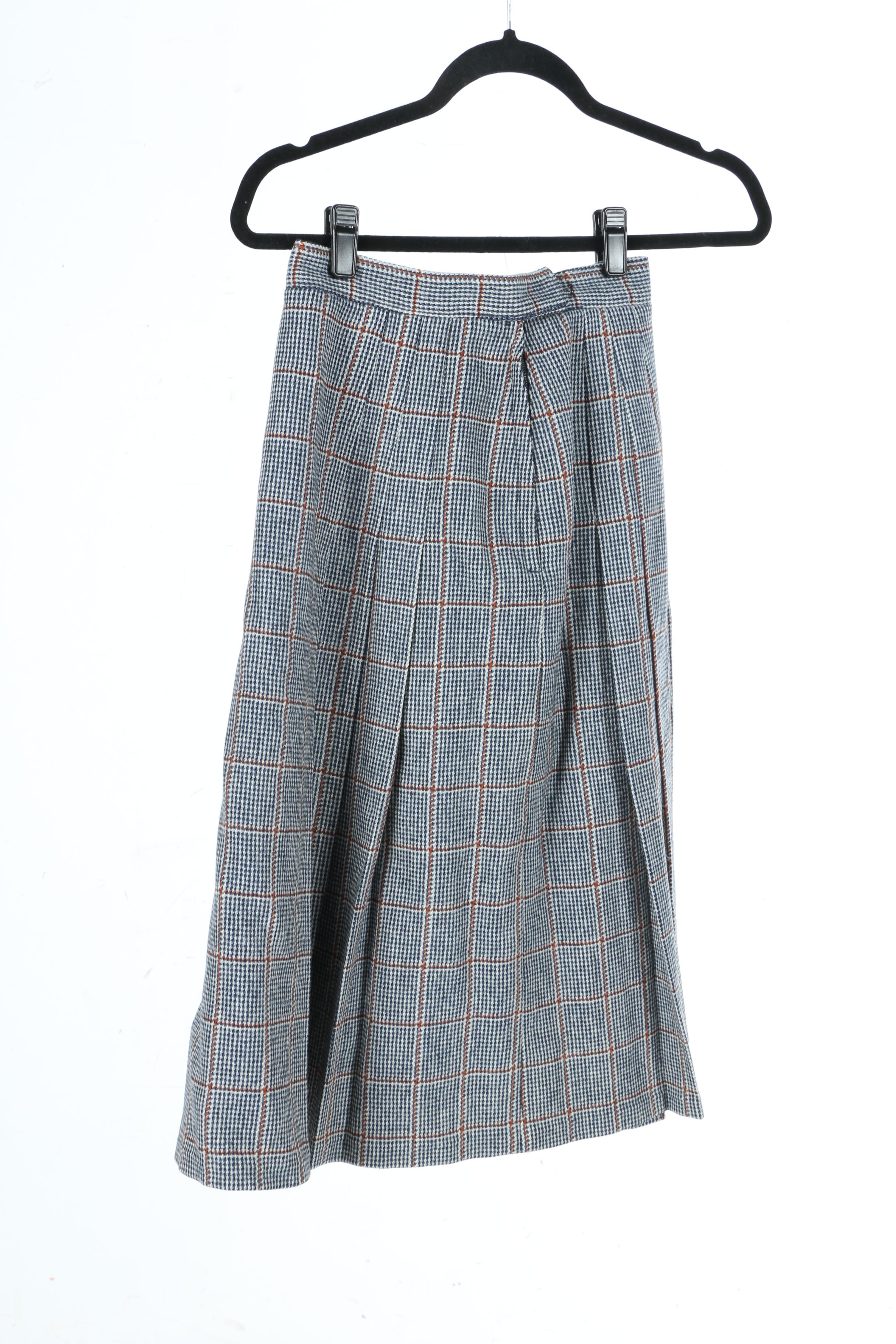 Three Vintage Wool Skirts