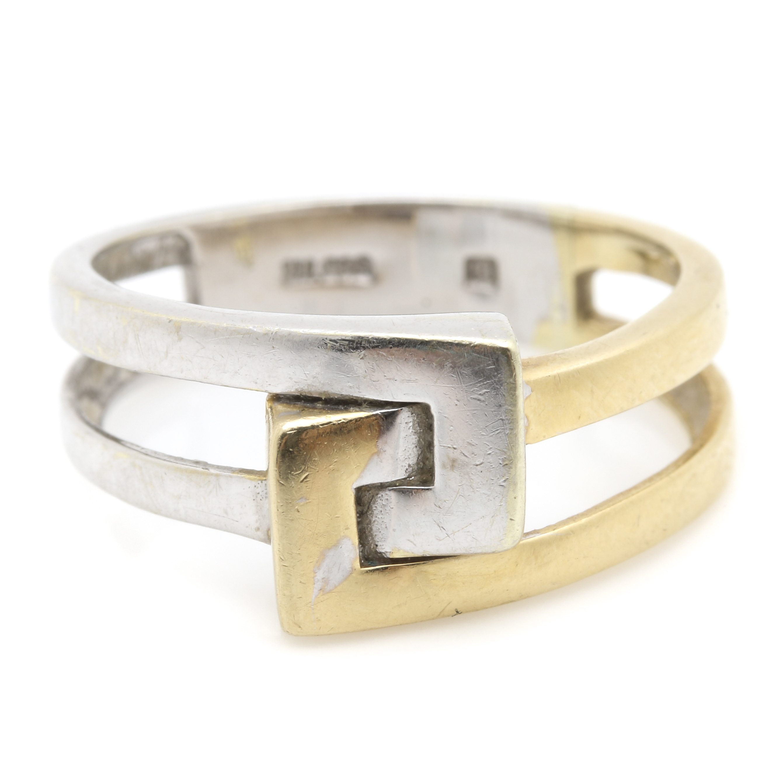 14K Two Tone Gold Ring