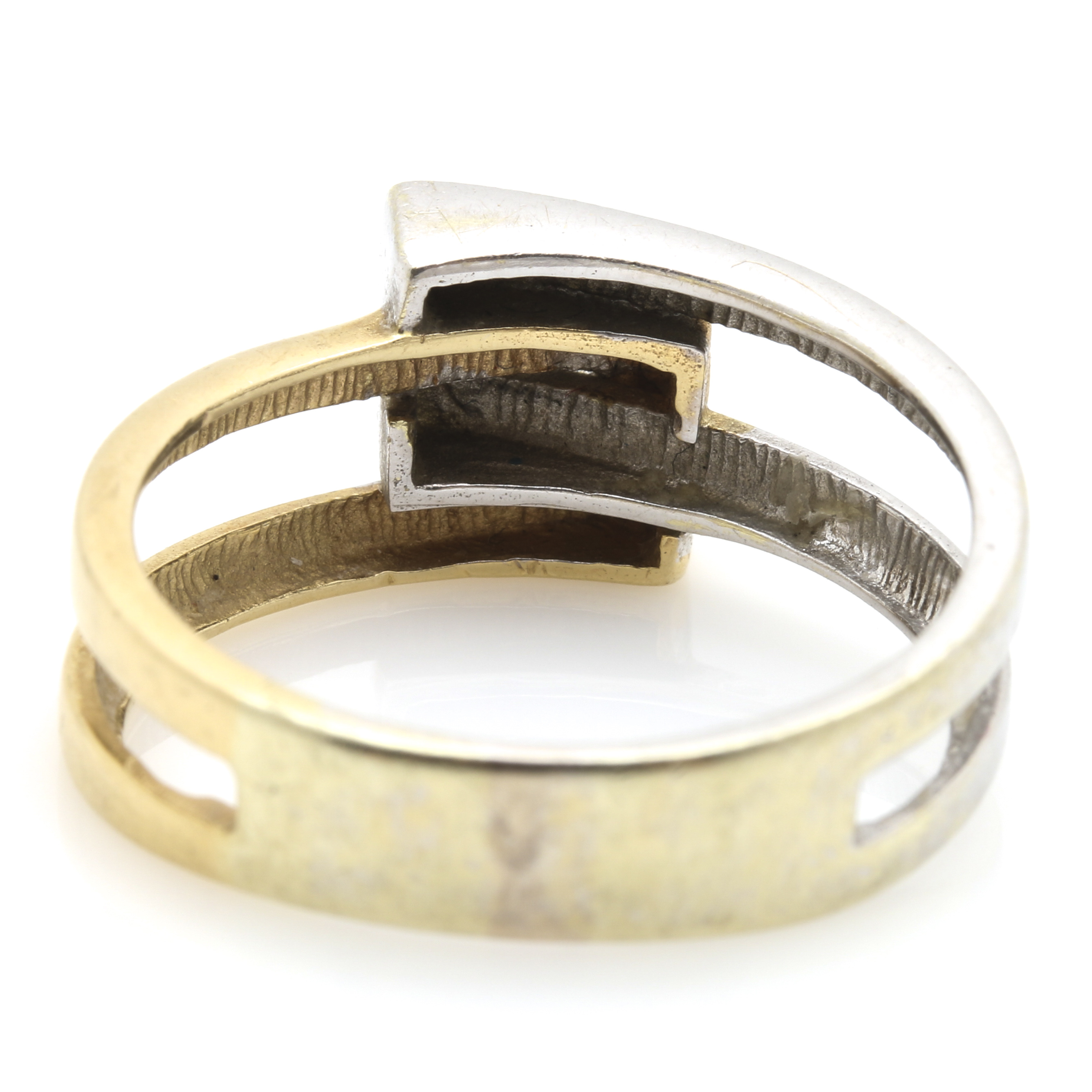 14K Two Tone Gold Ring