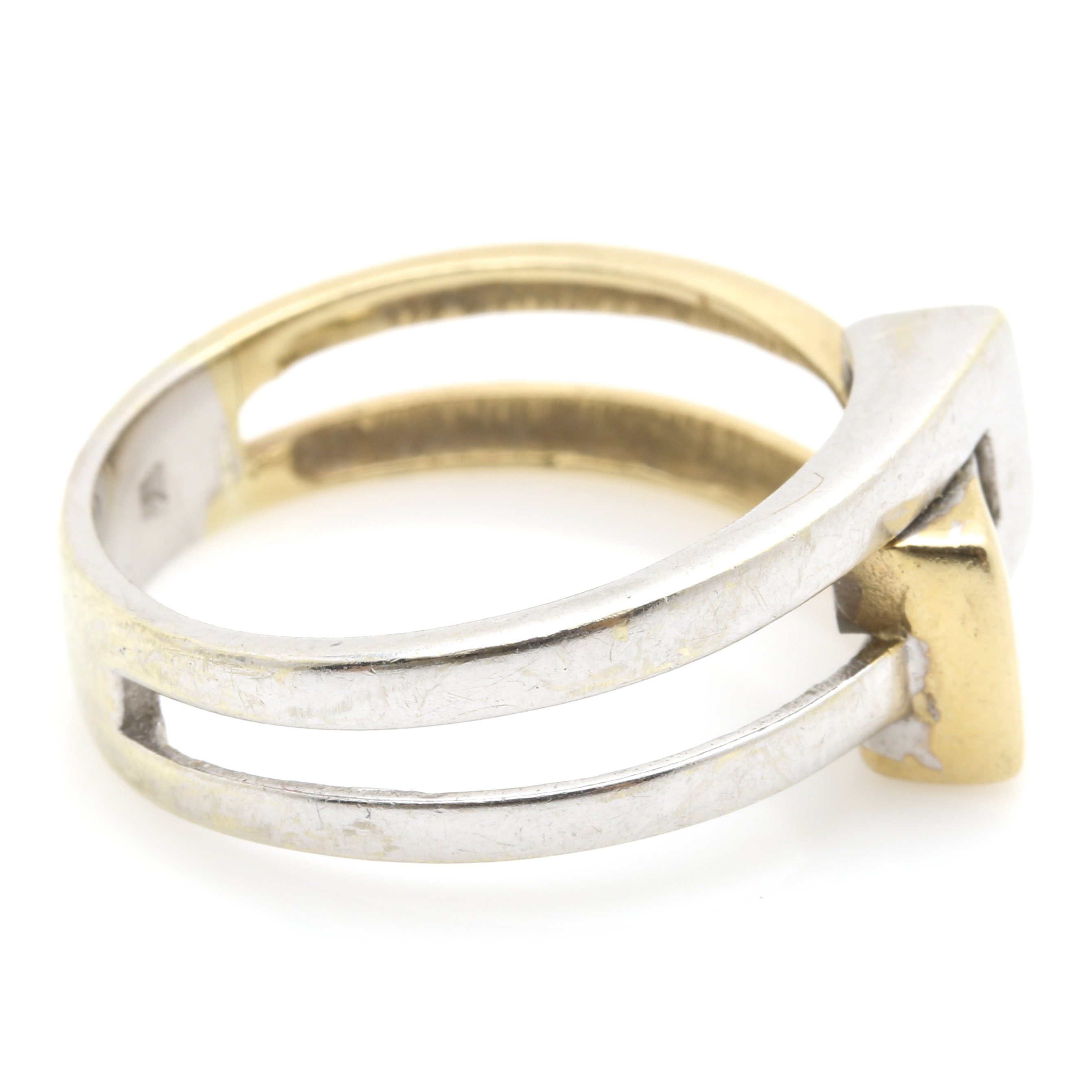 14K Two Tone Gold Ring