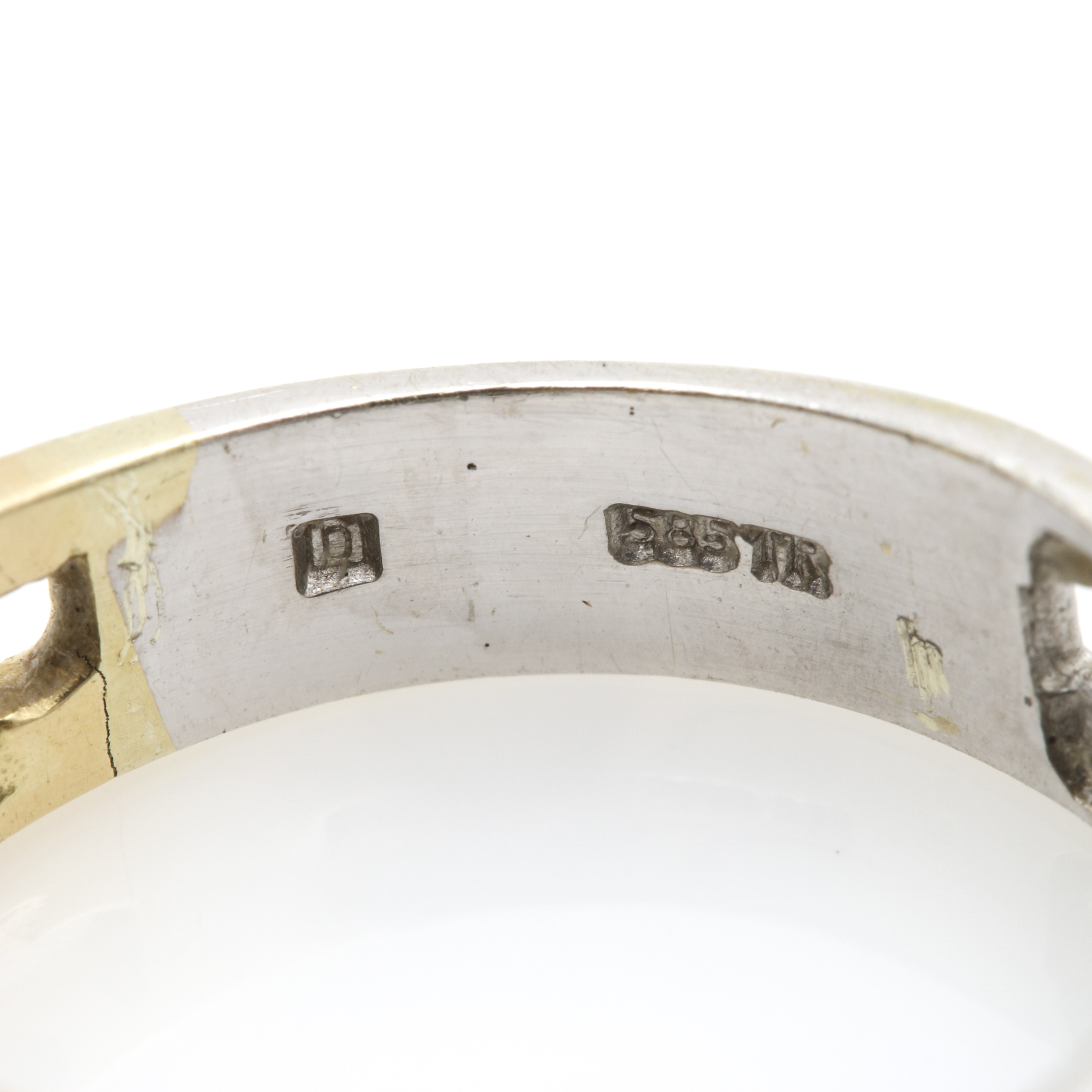 14K Two Tone Gold Ring