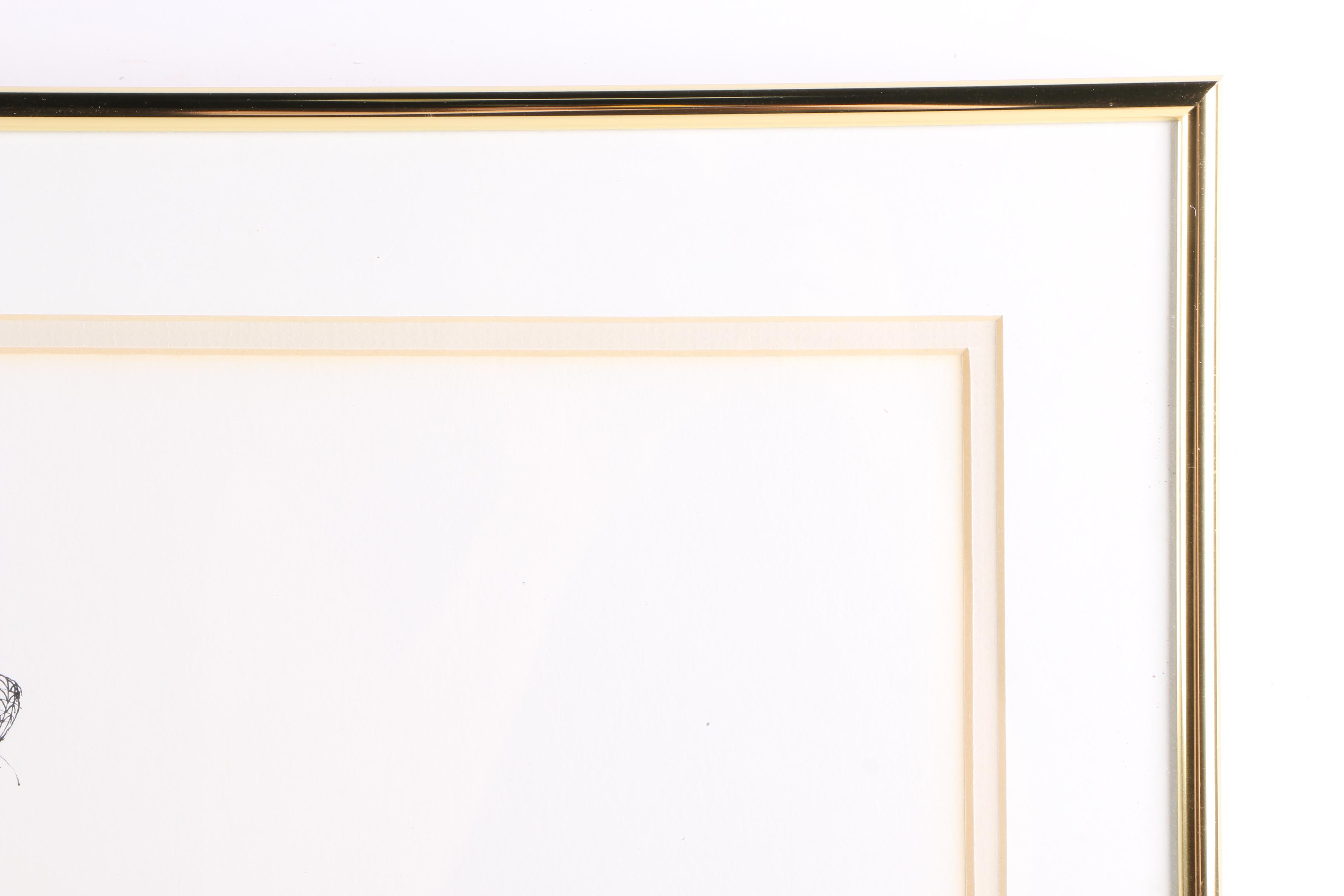 John Pils Hand-Colored Lithograph "Saint Louis"