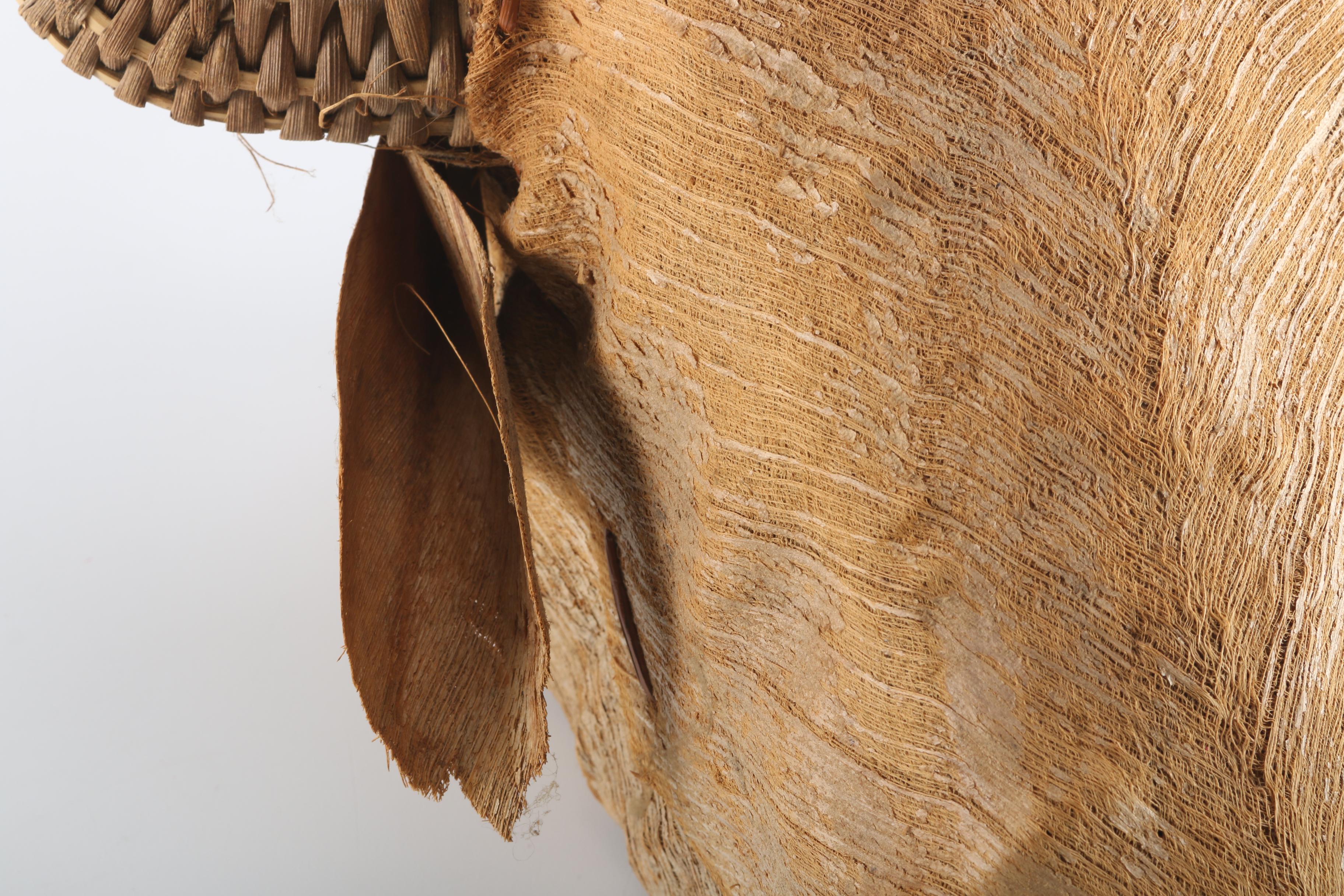 Steer Head Shaped Basket and a Wooden Wine Bottle Holder