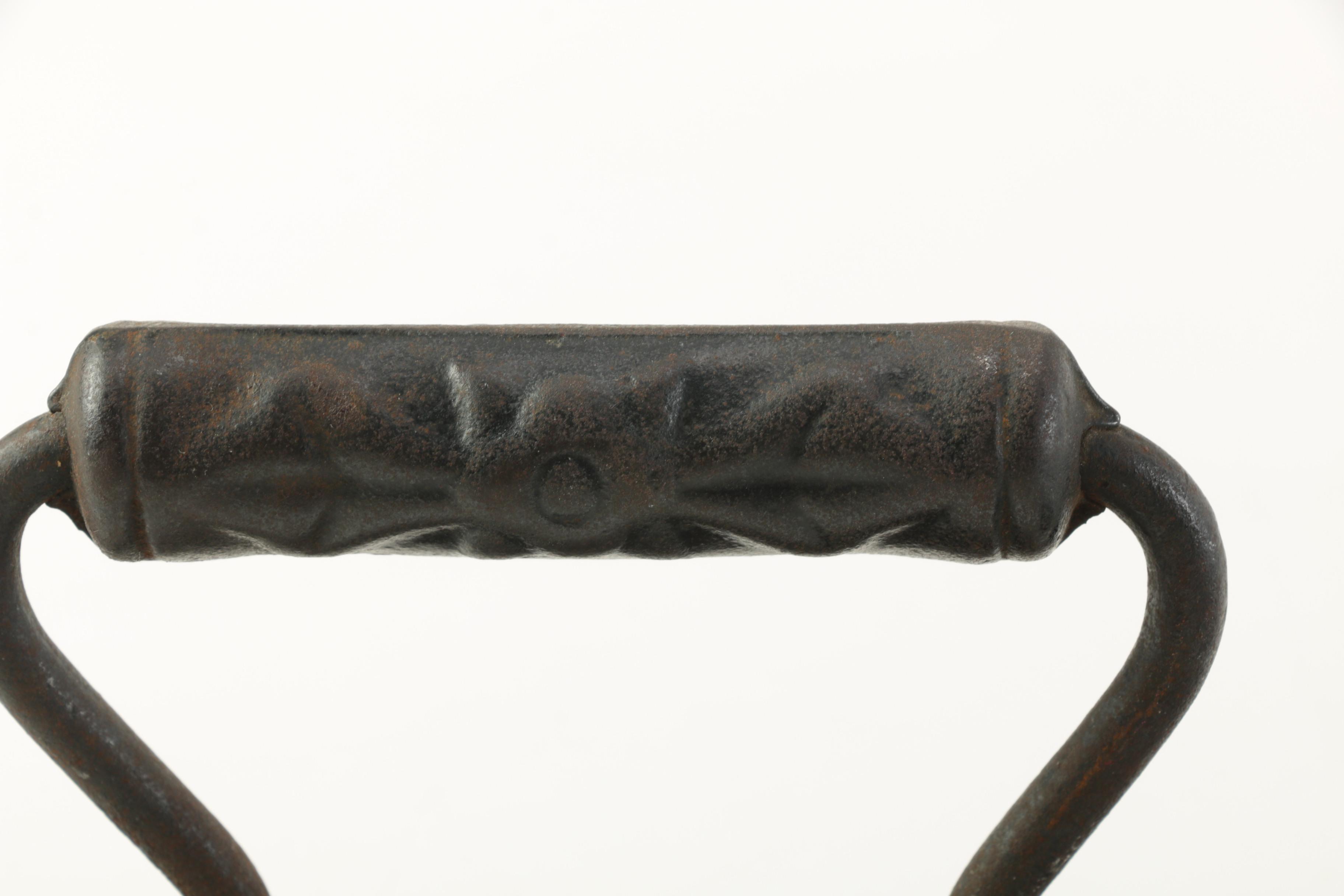 Vintage Metal Irons With Trivet Stands