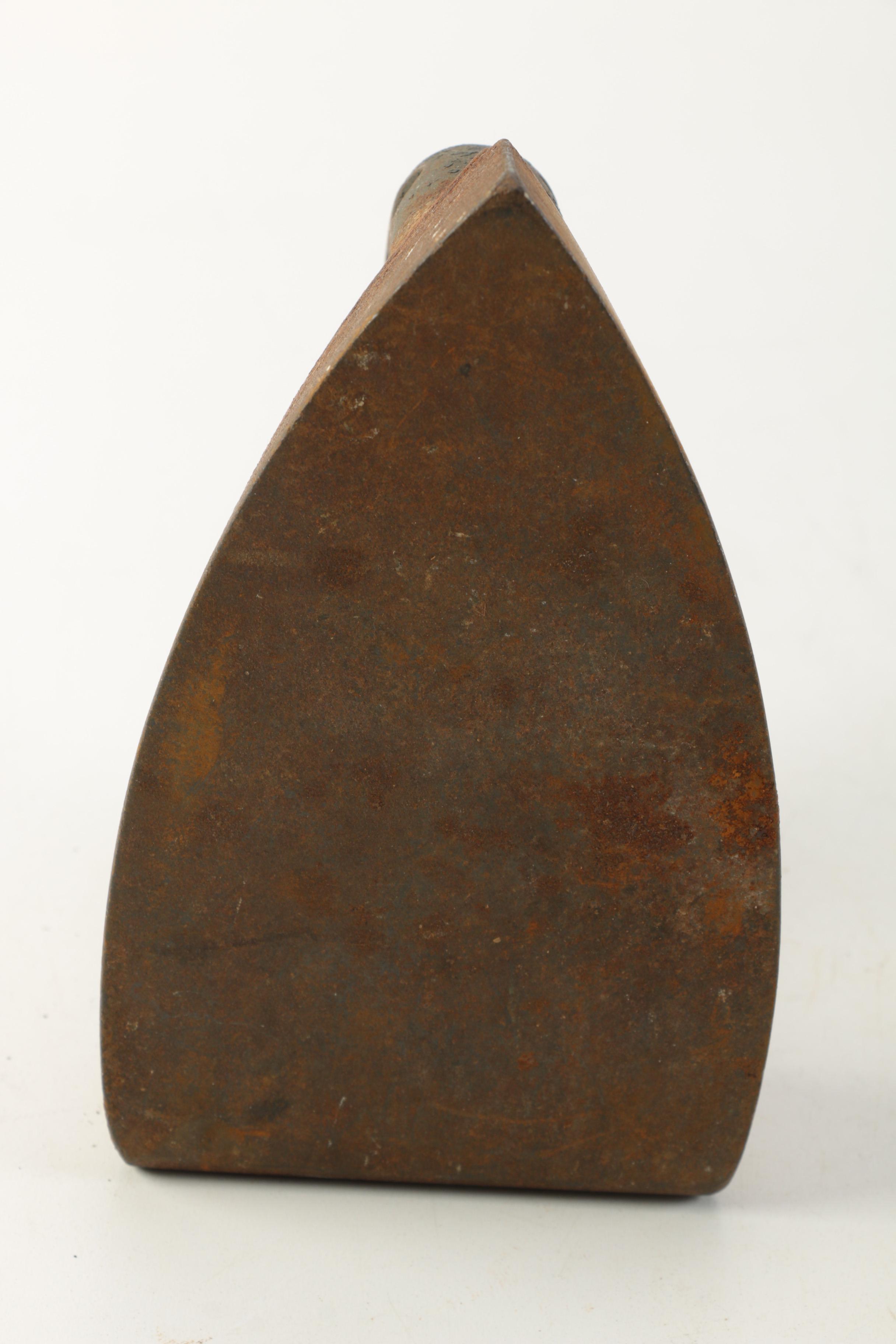 Vintage Metal Irons With Trivet Stands