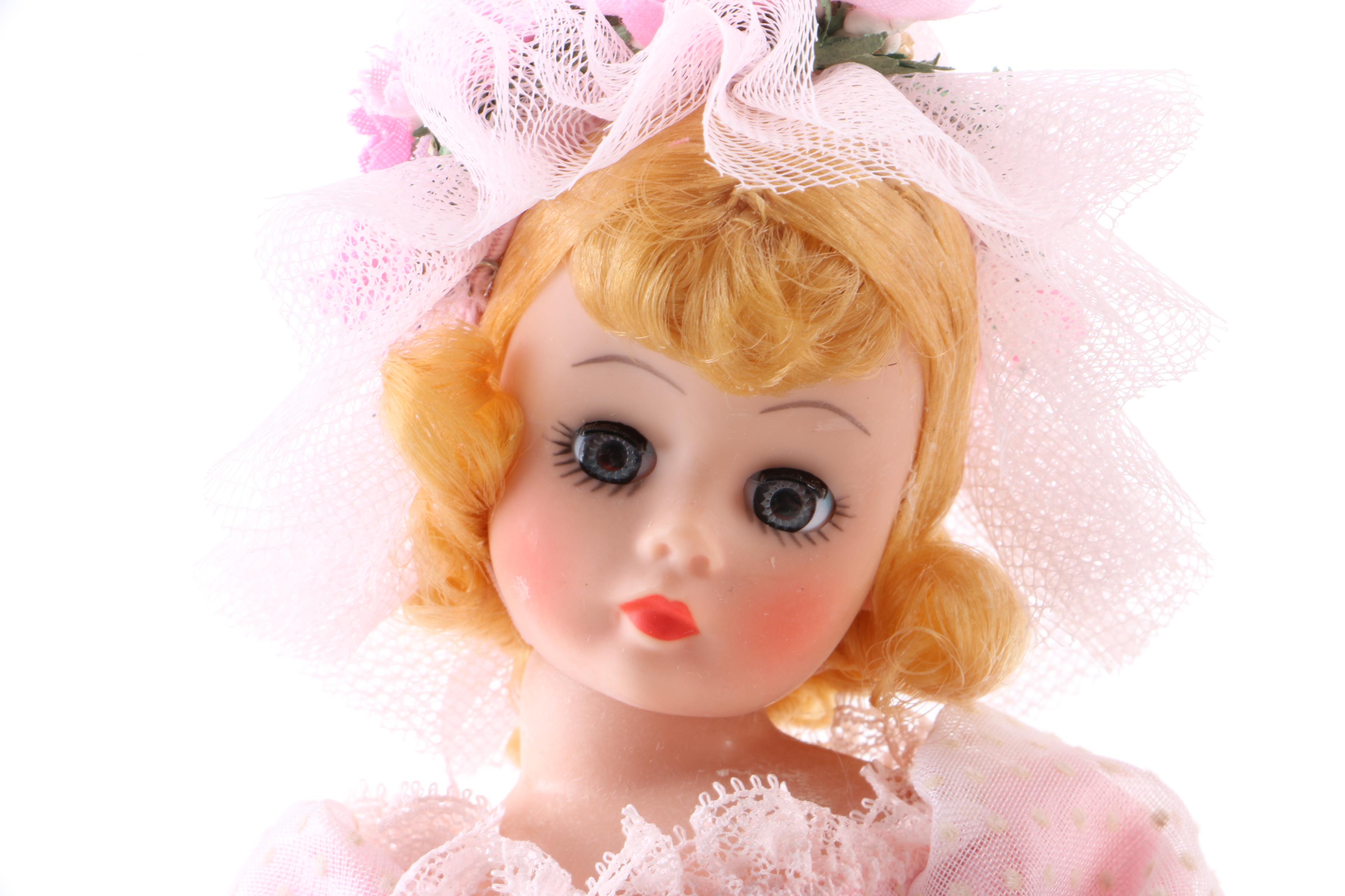 Circa 1990 Madame Alexander Dolls Featuring "Portrettes"