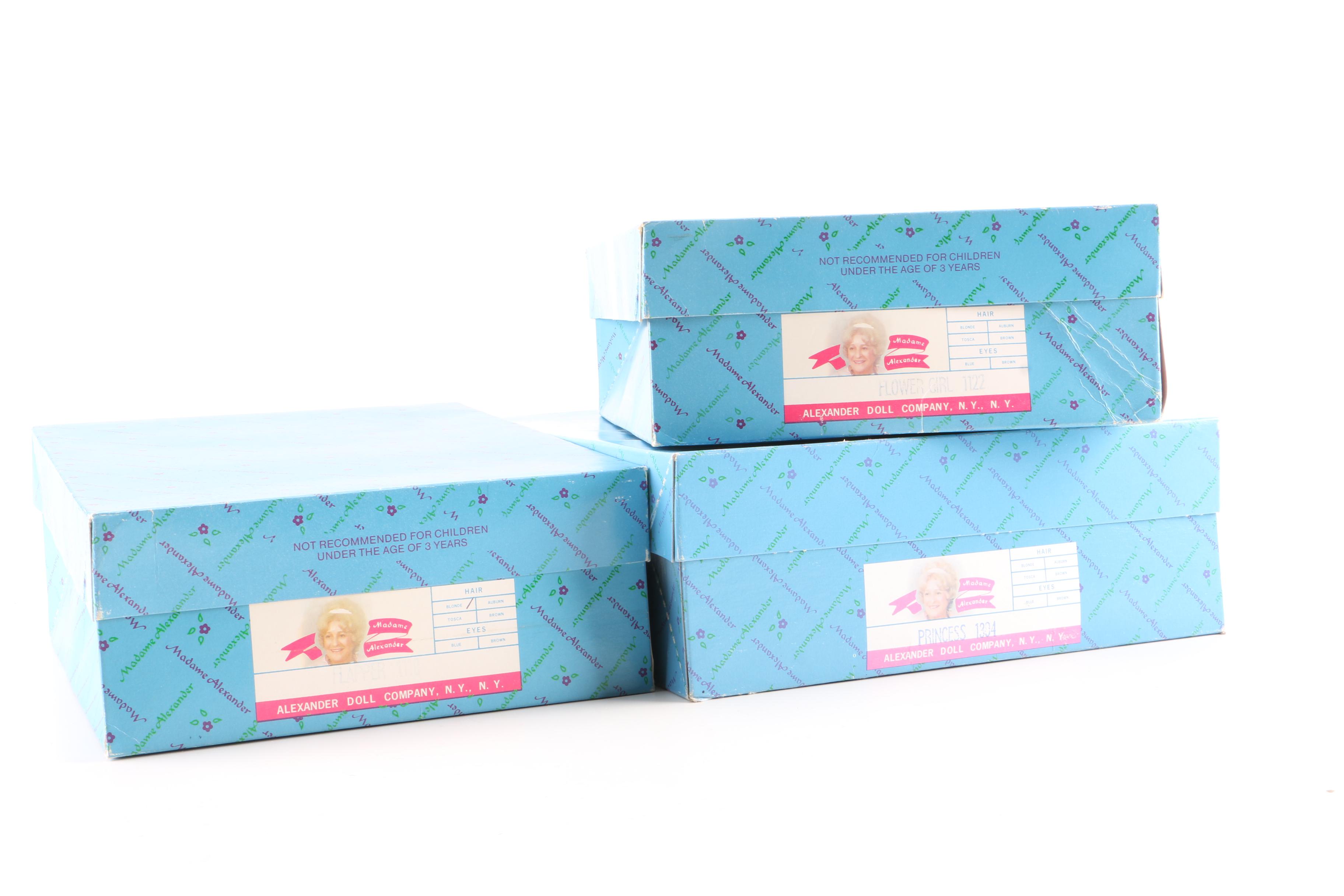 Circa 1990 Madame Alexander Dolls Featuring "Portrettes"