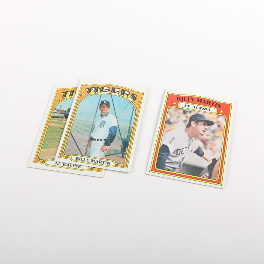 Vintage Detroit Tigers Baseball Cards