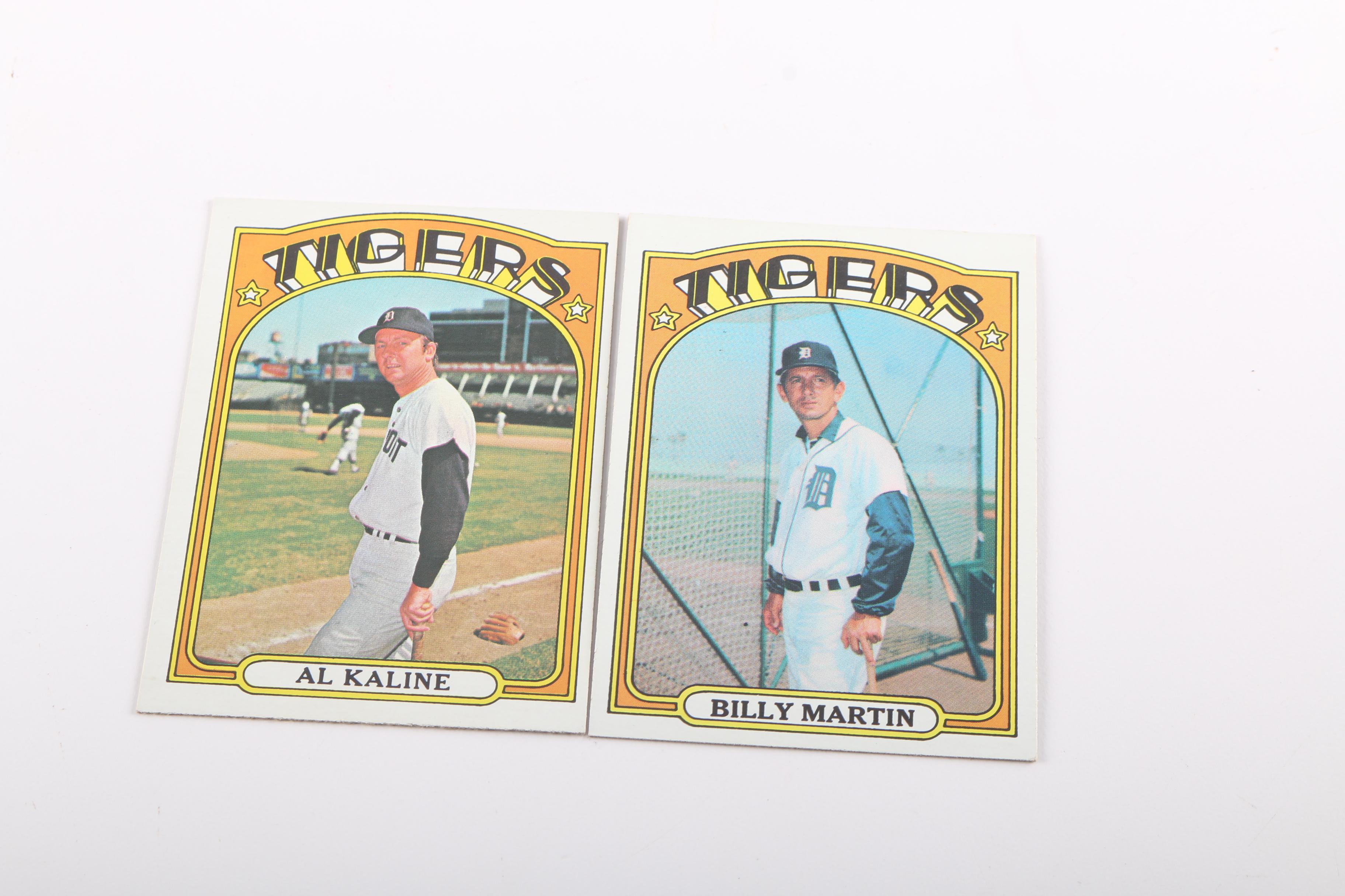 Vintage Detroit Tigers Baseball Cards