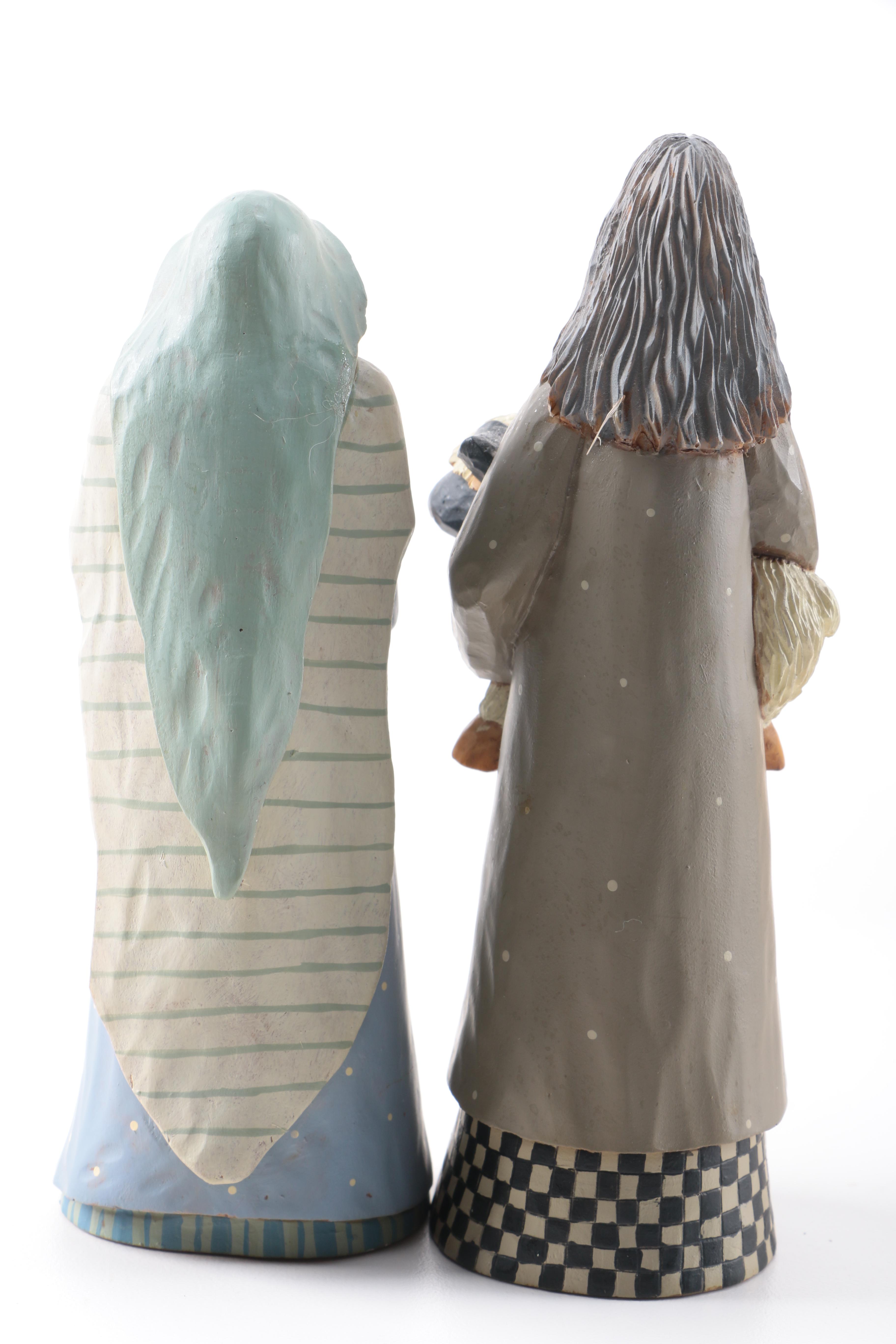 Williraye Studio "Nativity" and "Three Kings" Figurines