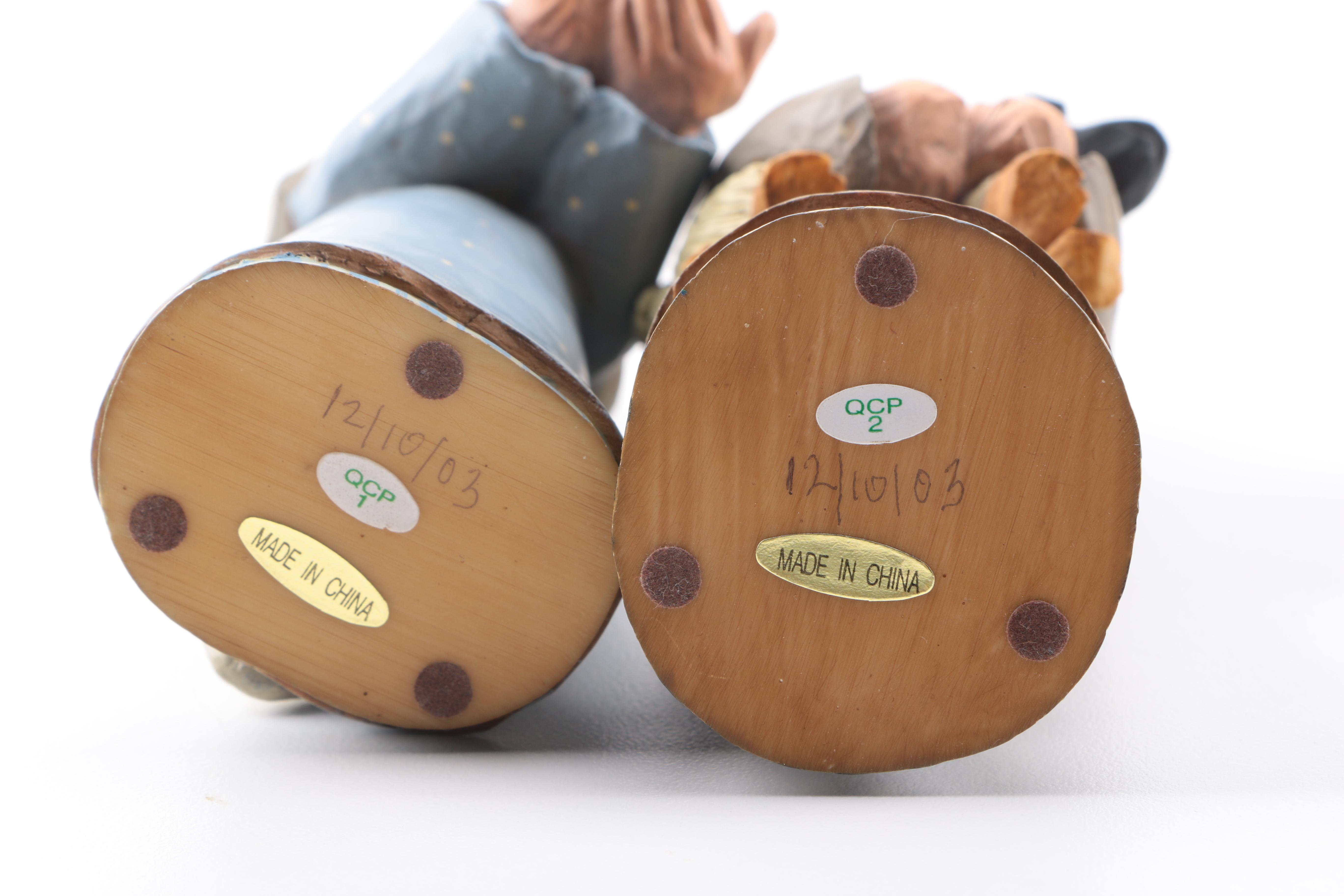 Williraye Studio "Nativity" and "Three Kings" Figurines