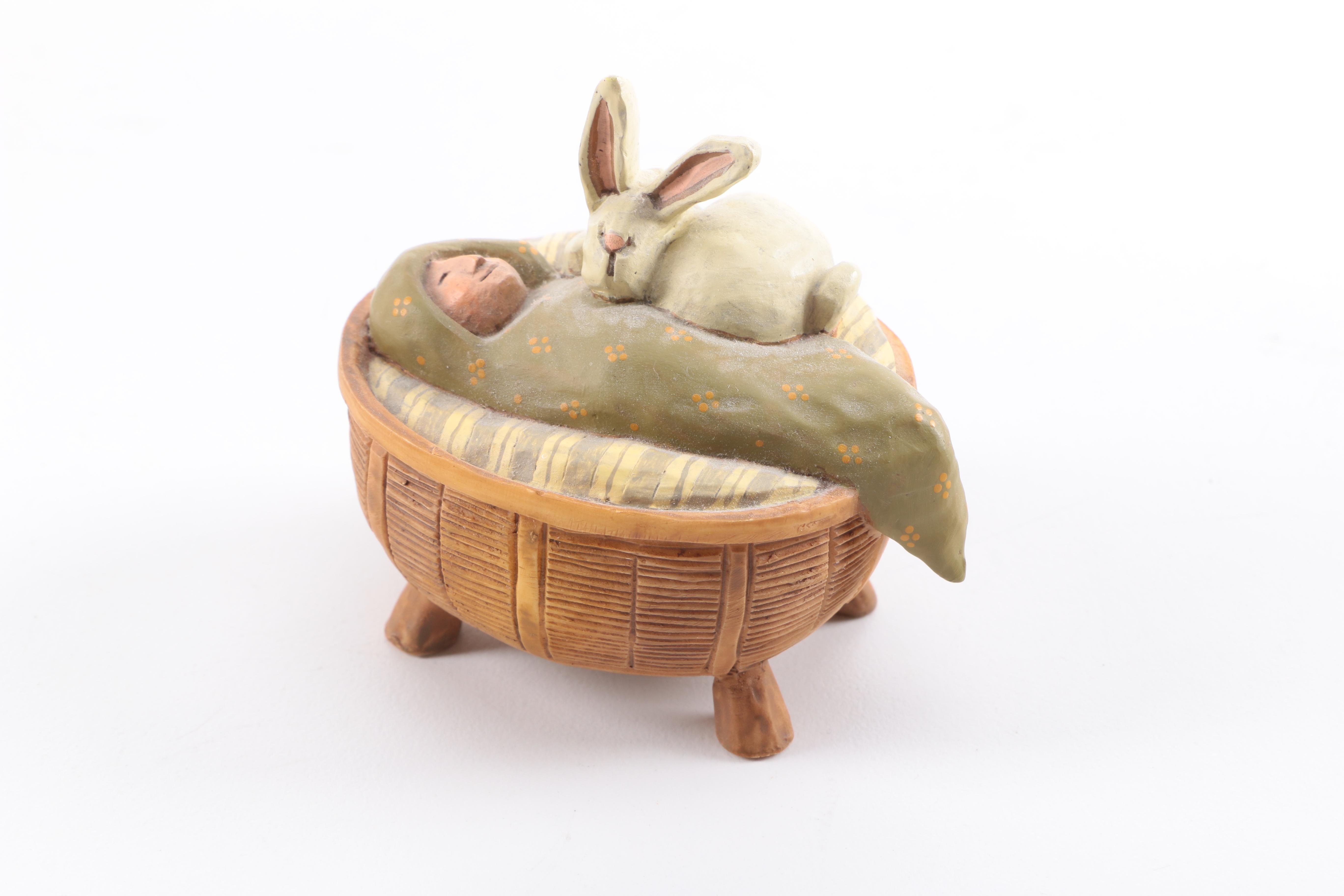 Williraye Studio "Nativity" and "Three Kings" Figurines