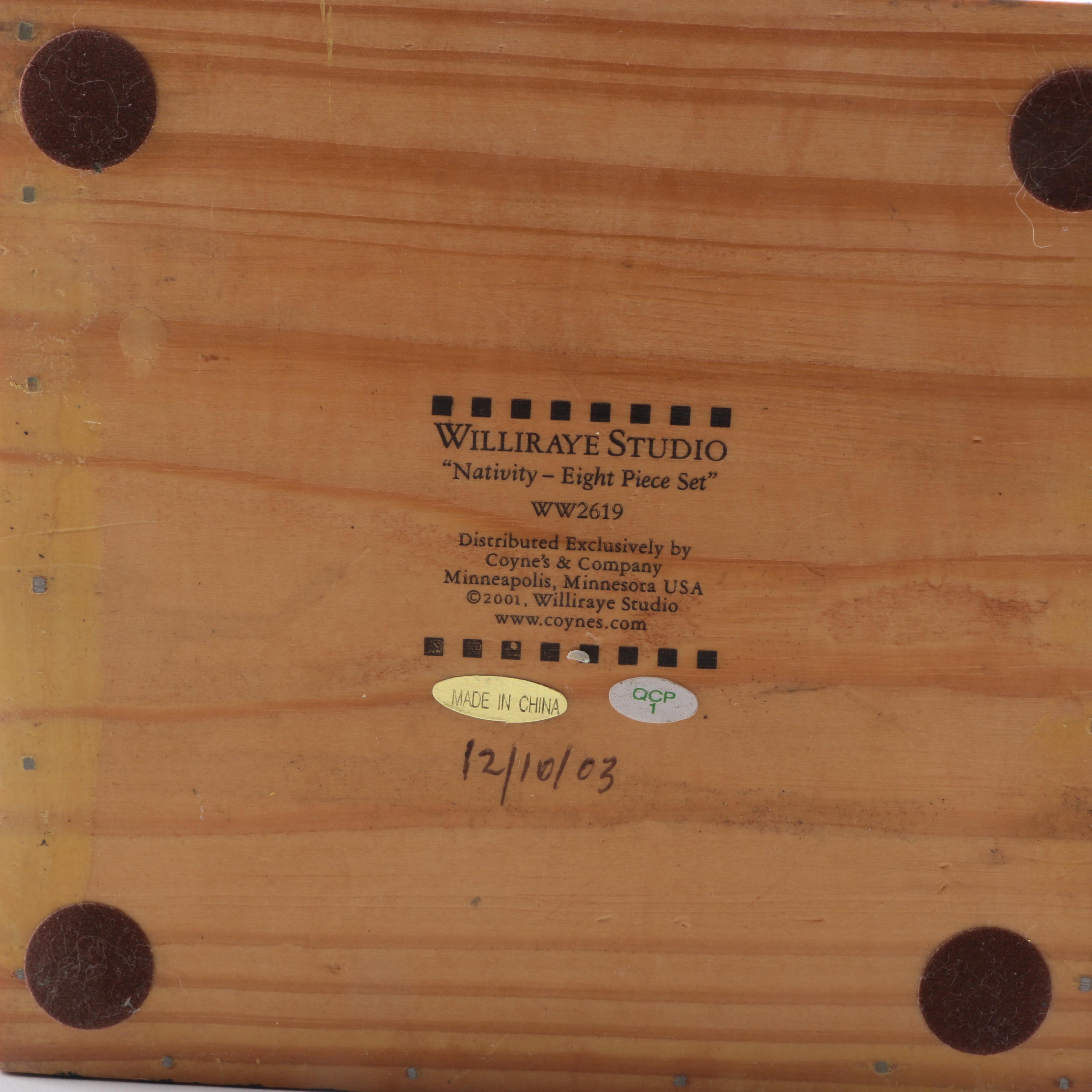 Williraye Studio "Nativity" and "Three Kings" Figurines