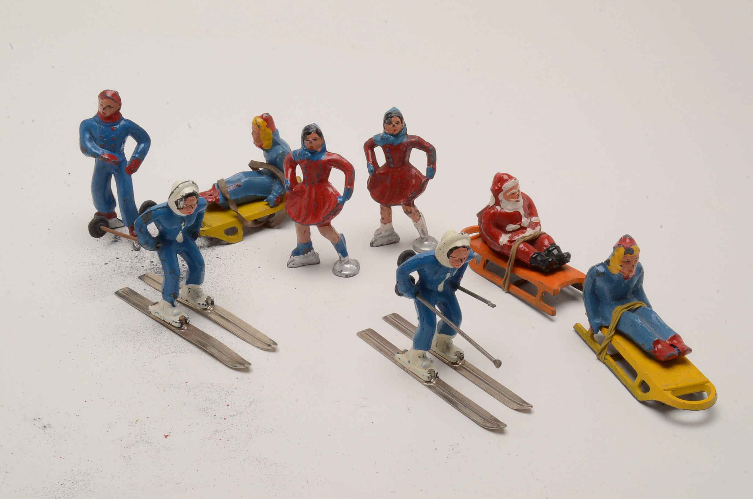 Mixed Assortment of Vintage Painted Lead Figures