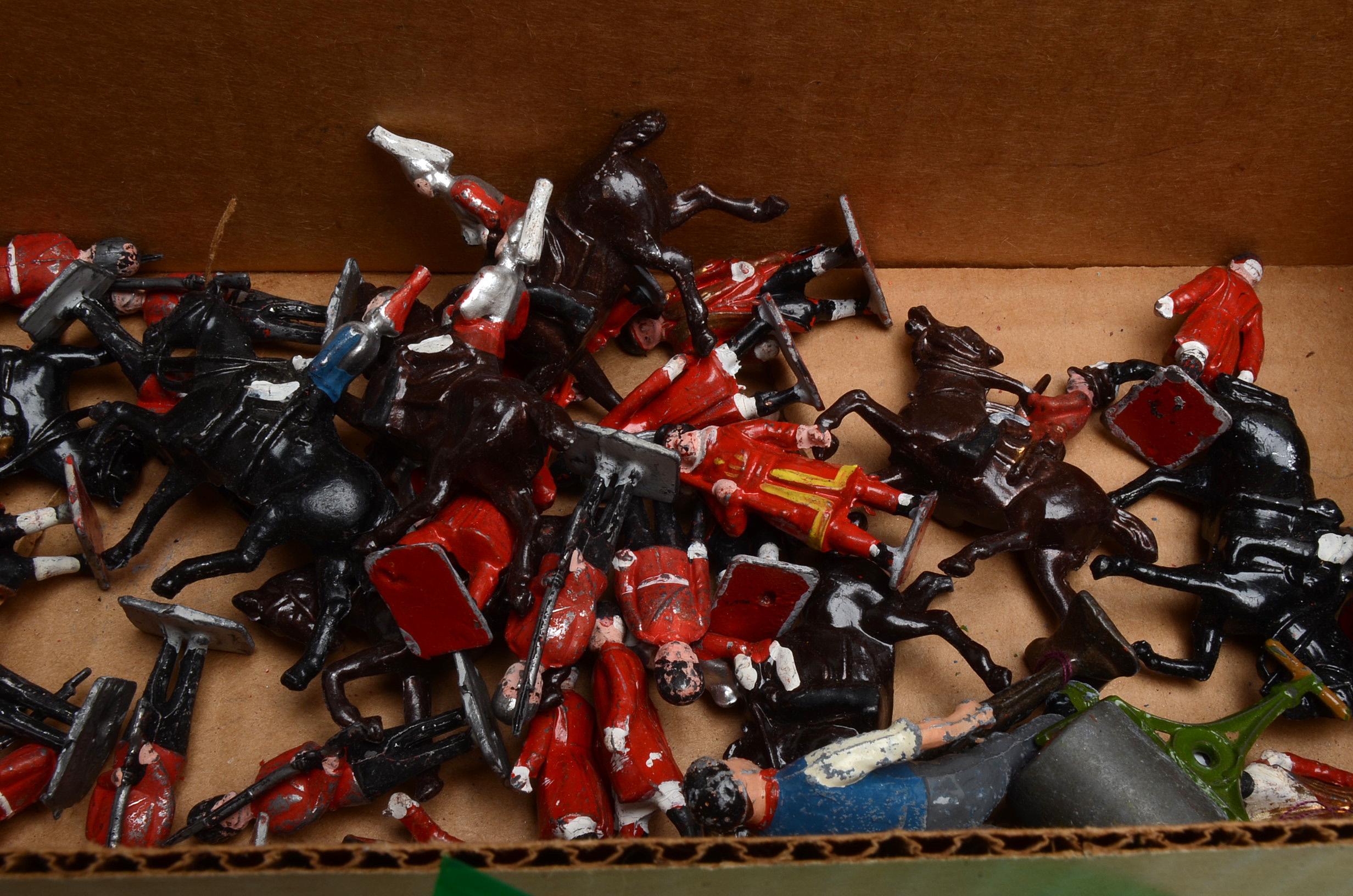 Mixed Assortment of Vintage Painted Lead Figures