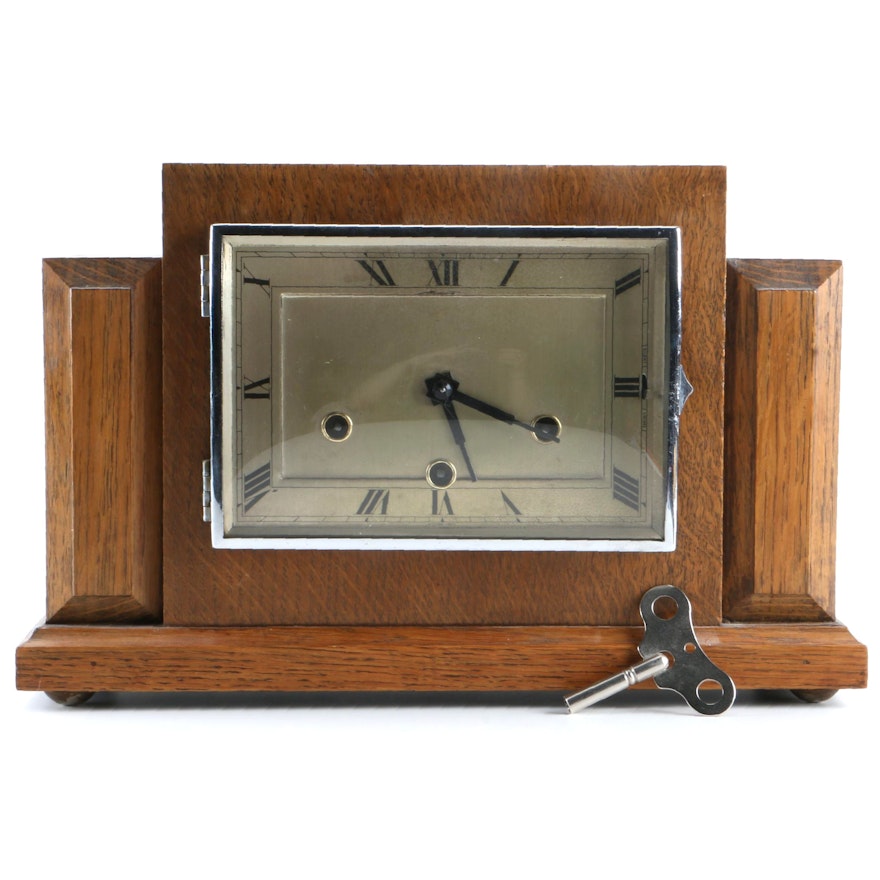 Wooden Desk Clock