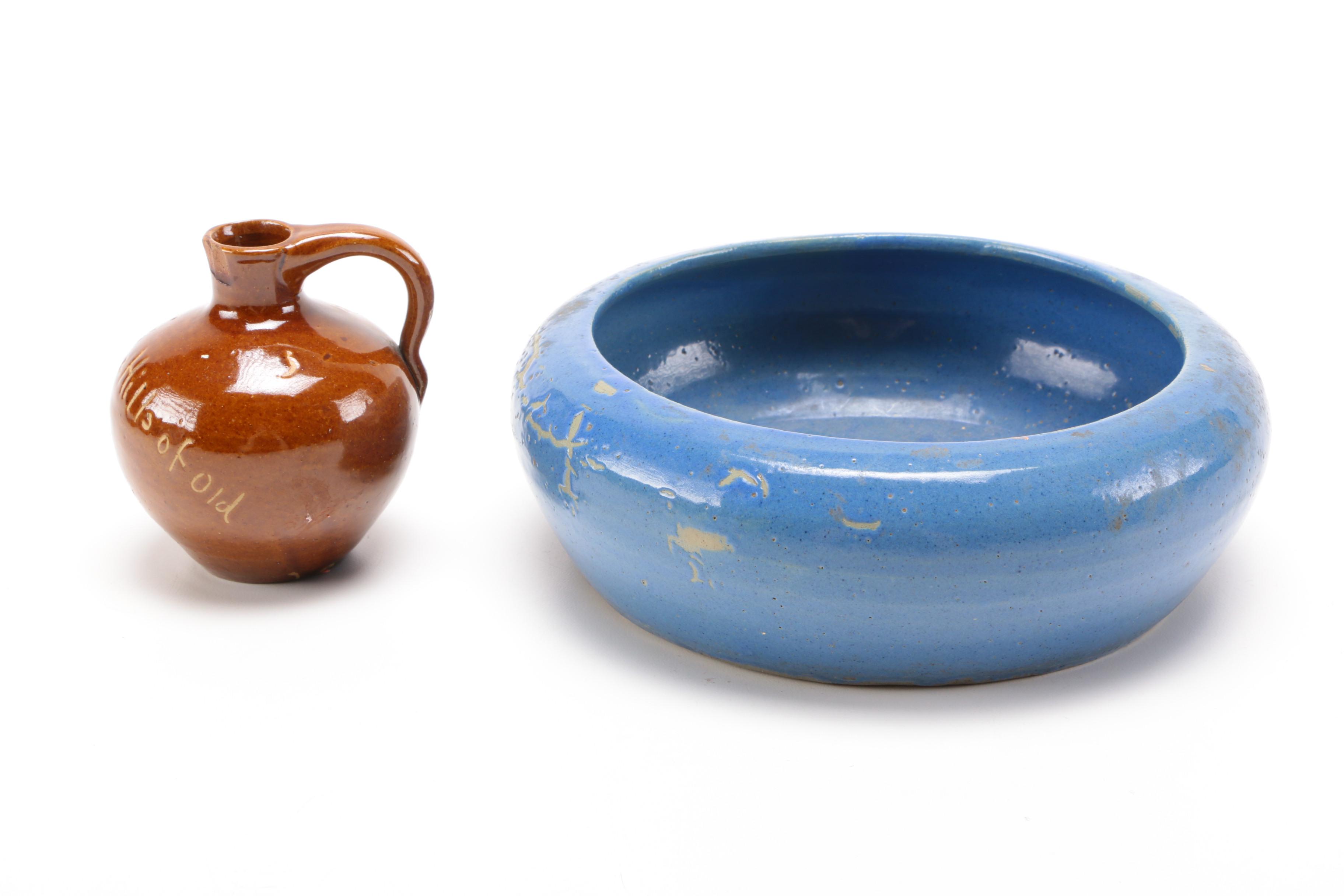 Assortment of Pottery Including Bybee