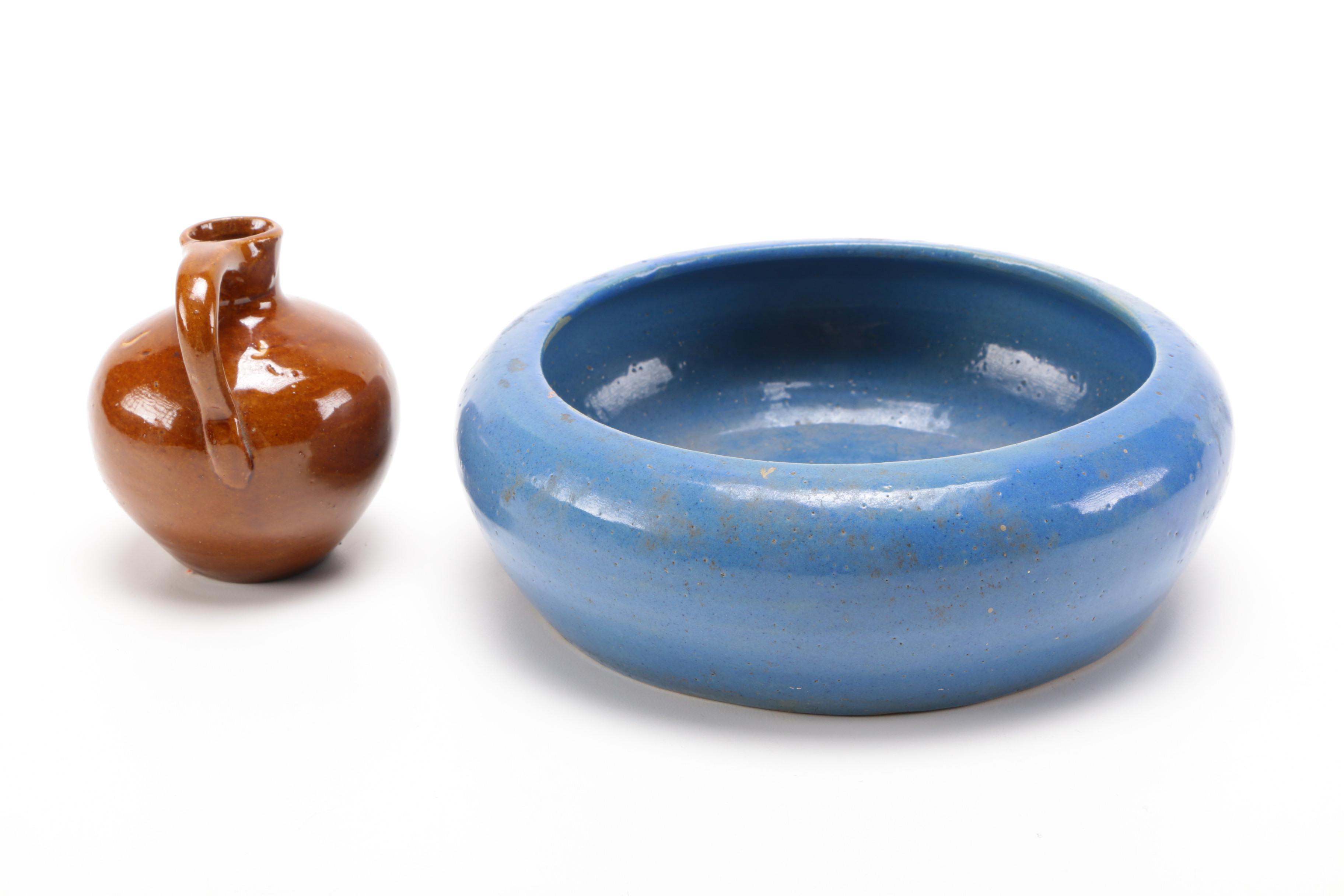 Assortment of Pottery Including Bybee