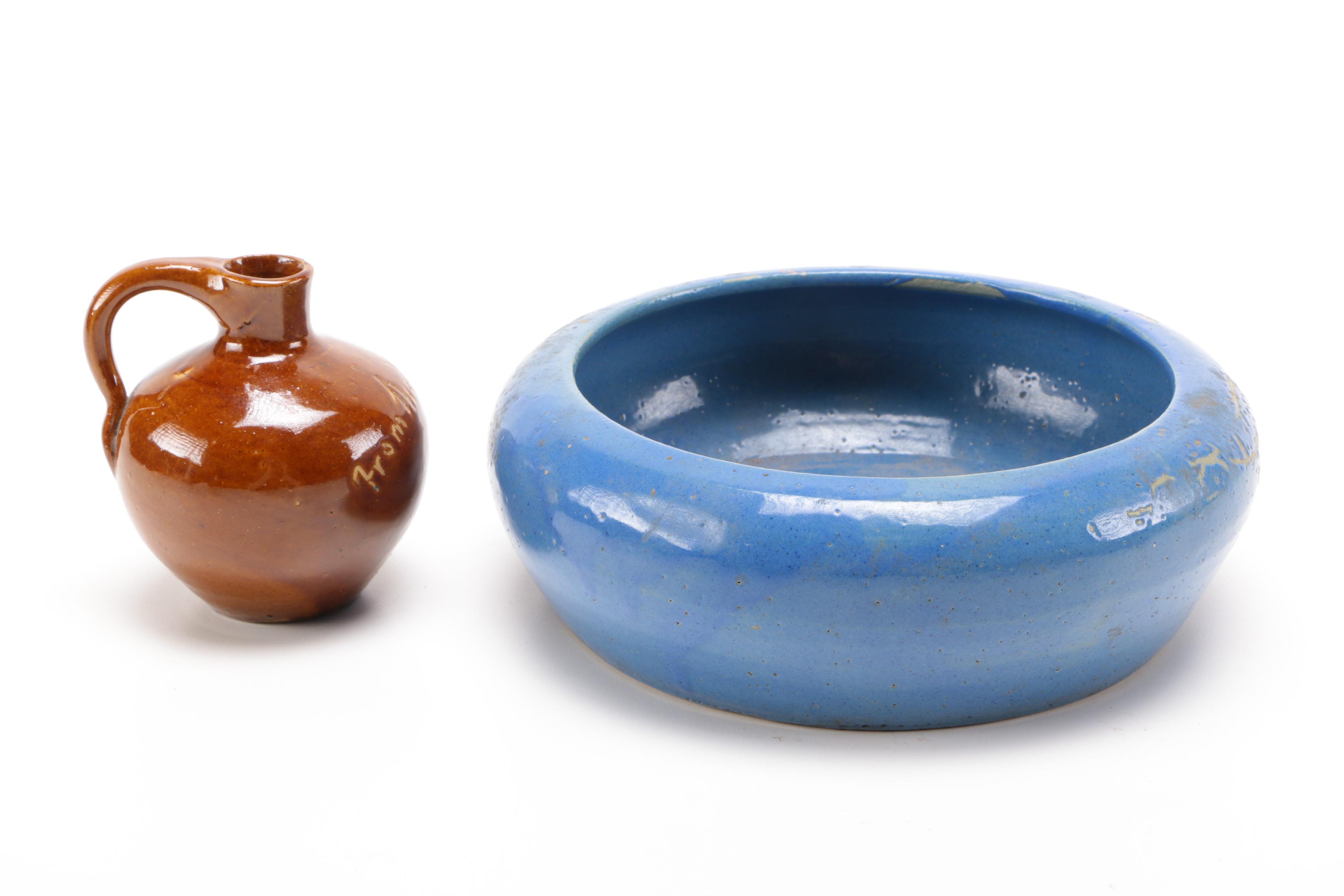 Assortment of Pottery Including Bybee