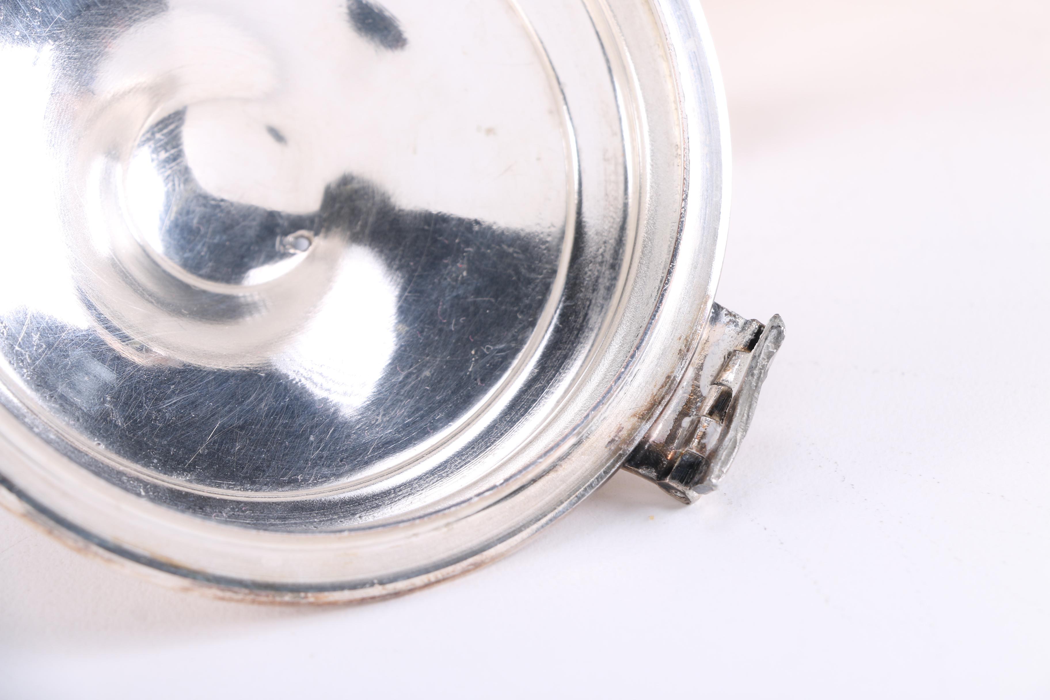 Crescent Silver Plate Tea Set and More