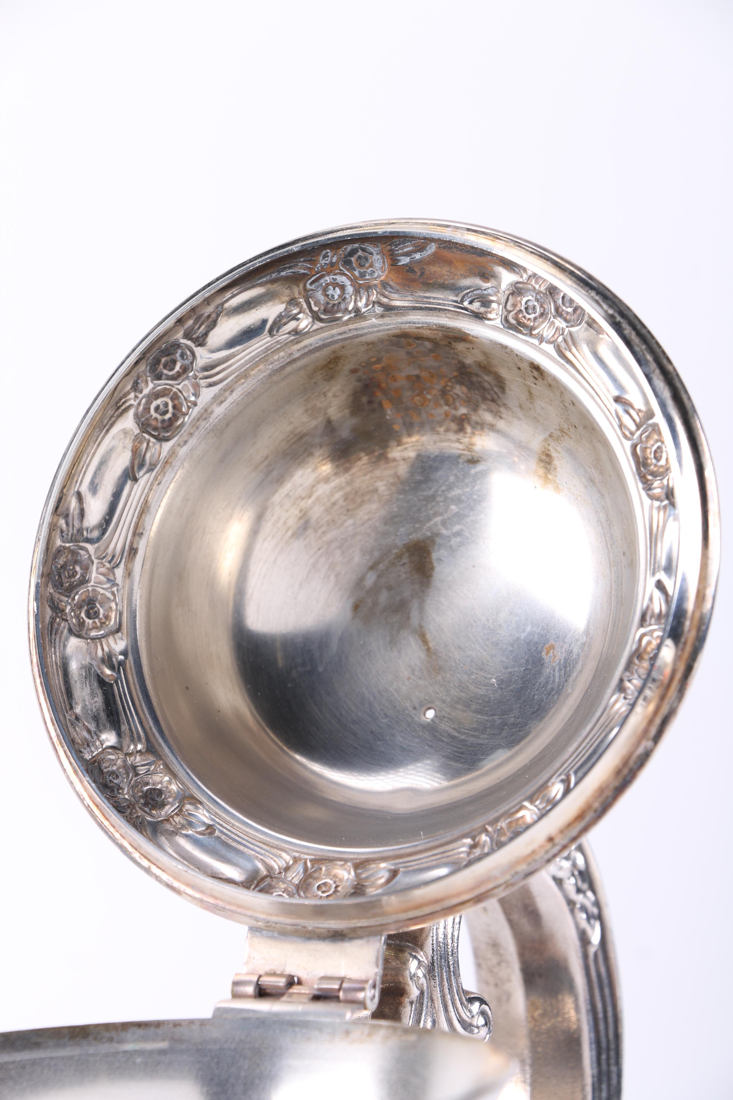 Crescent Silver Plate Tea Set and More