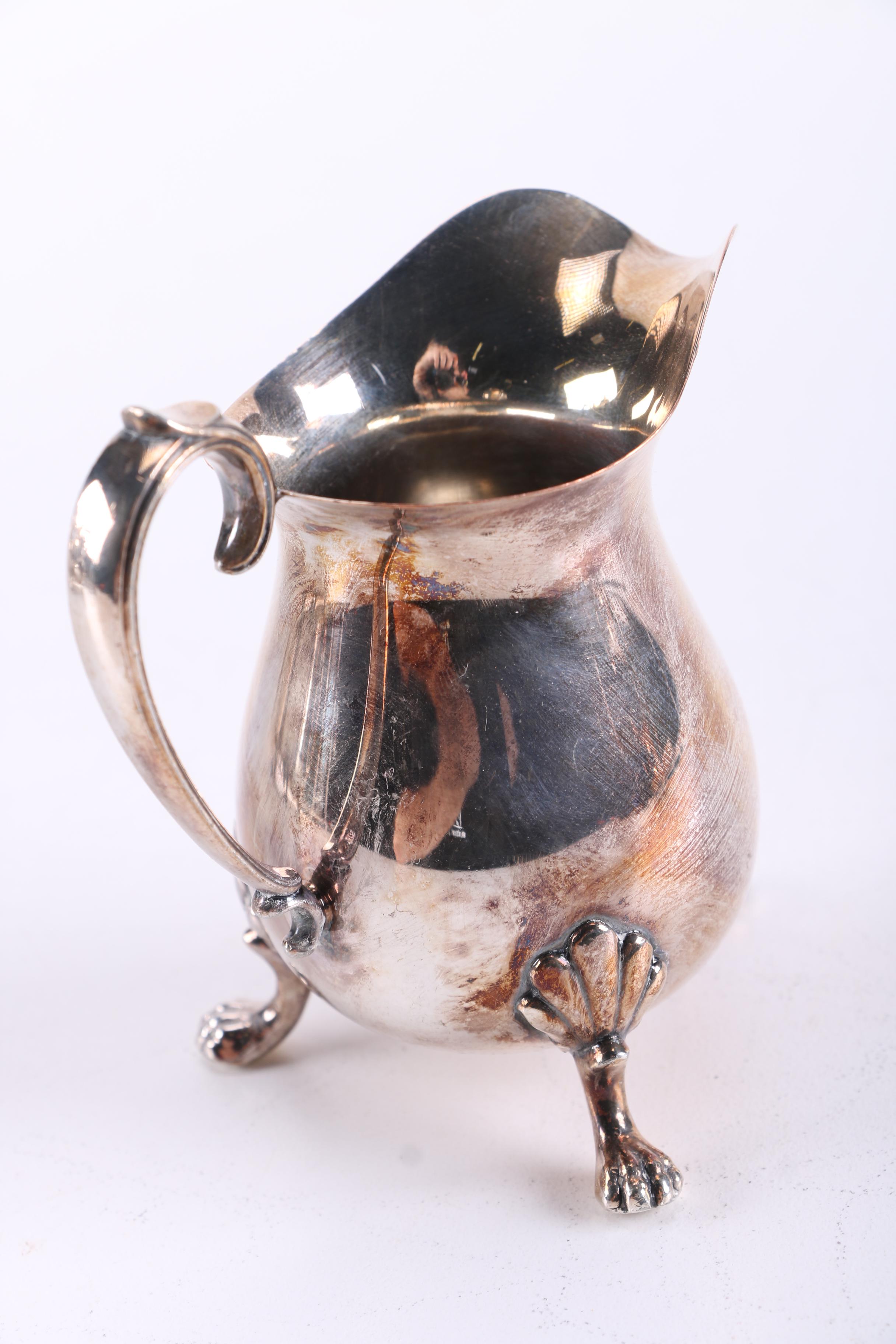 Crescent Silver Plate Tea Set and More