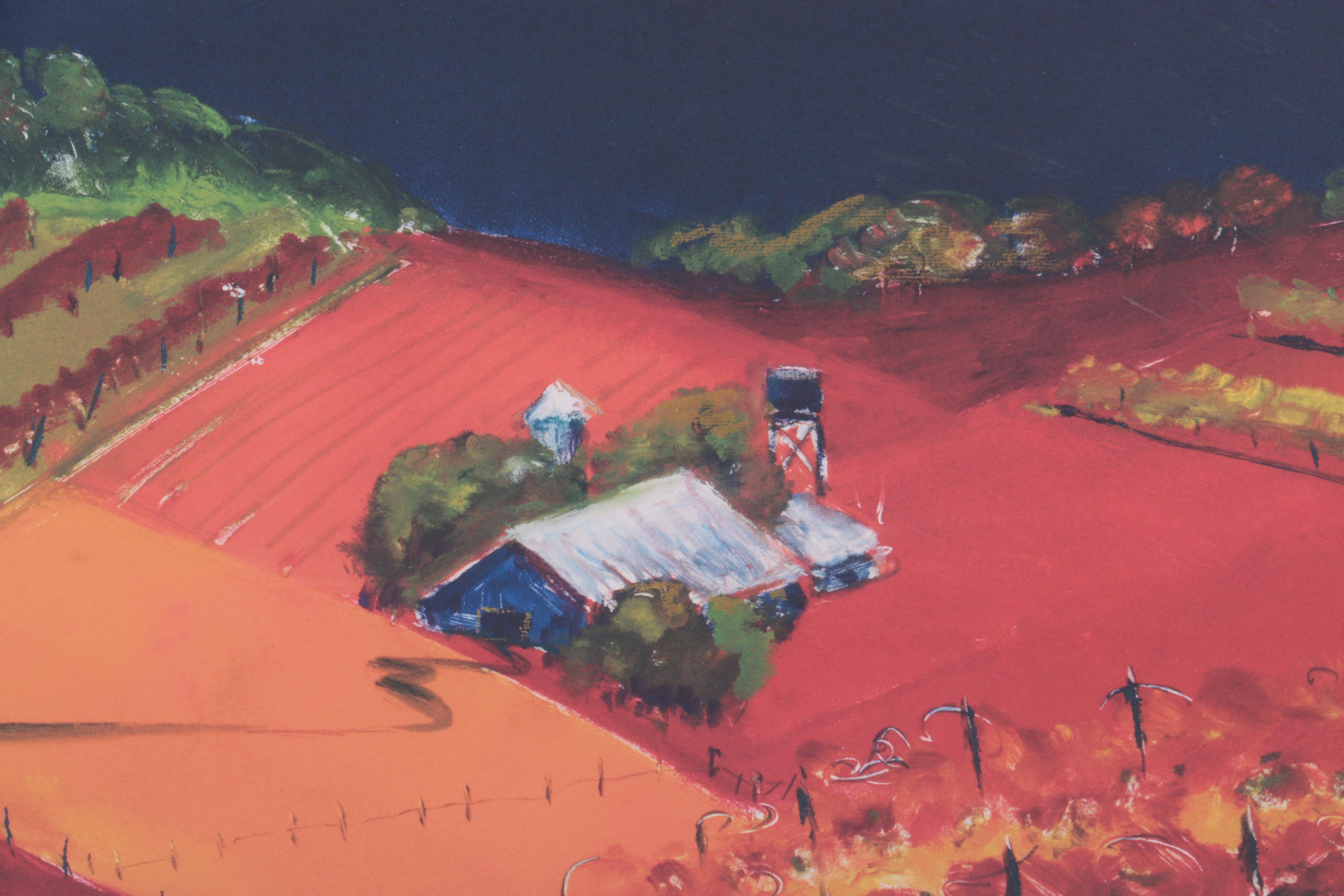 Judy Theo 2002 Limited Edition Giclée Print on Paper "Autumn"