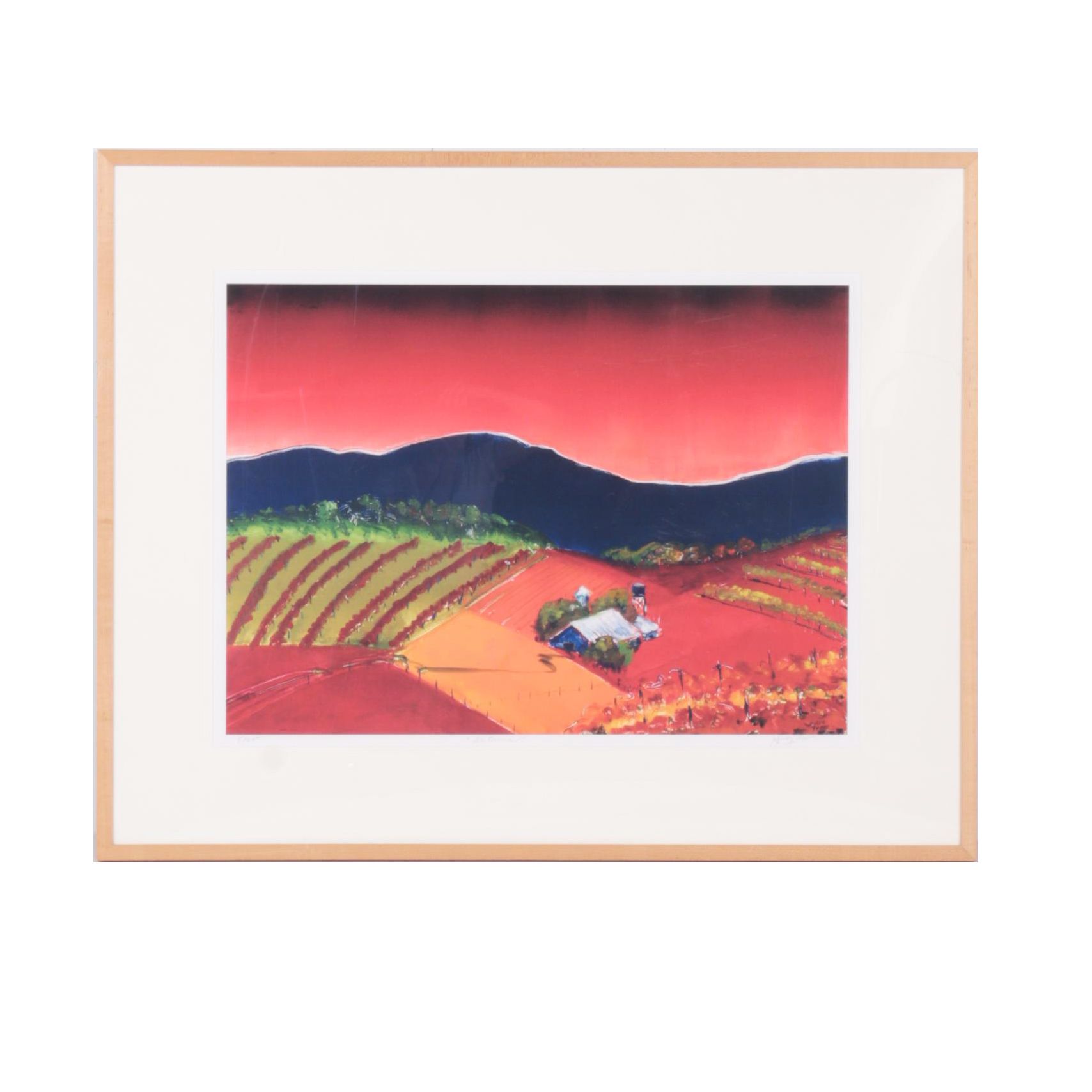Judy Theo 2002 Limited Edition Giclée Print on Paper "Autumn"