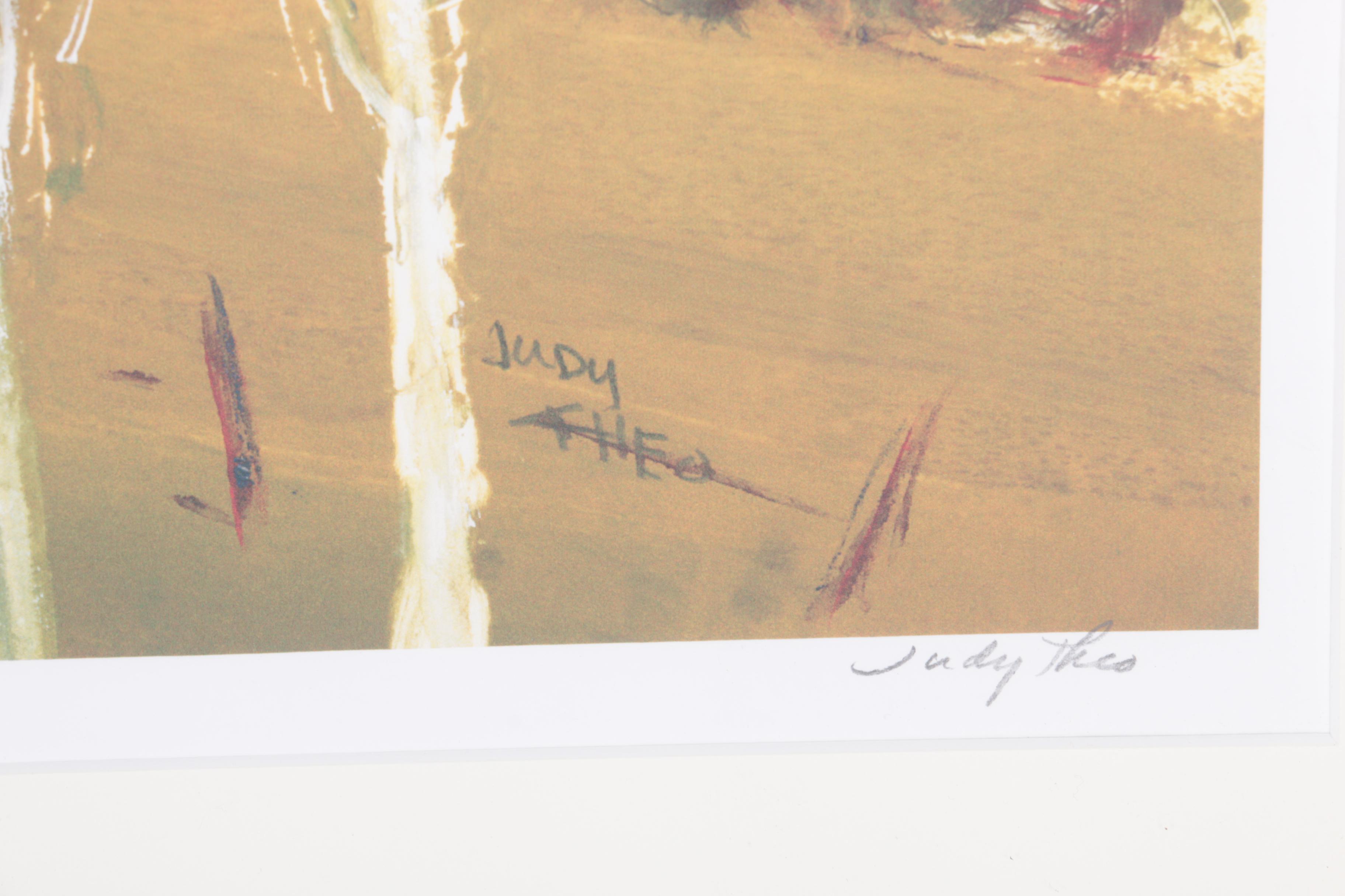 Judy Theo 2004 Limited Edition Giclée Print on Paper "Winter"