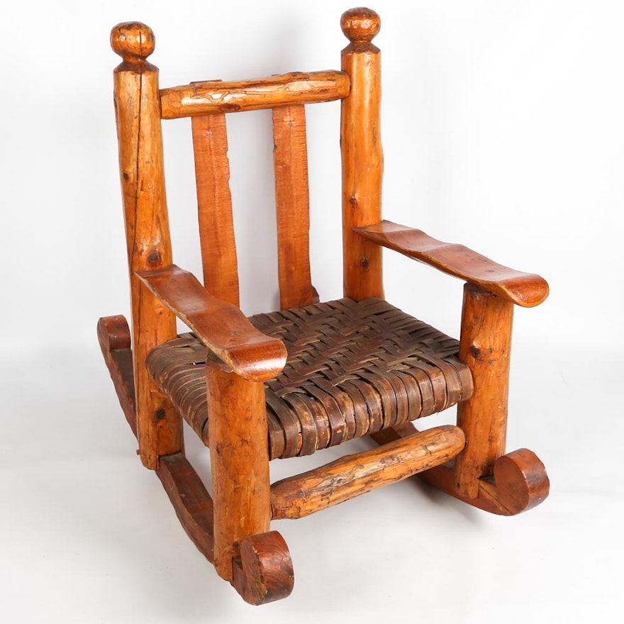 Child's Pine Rocking Chair