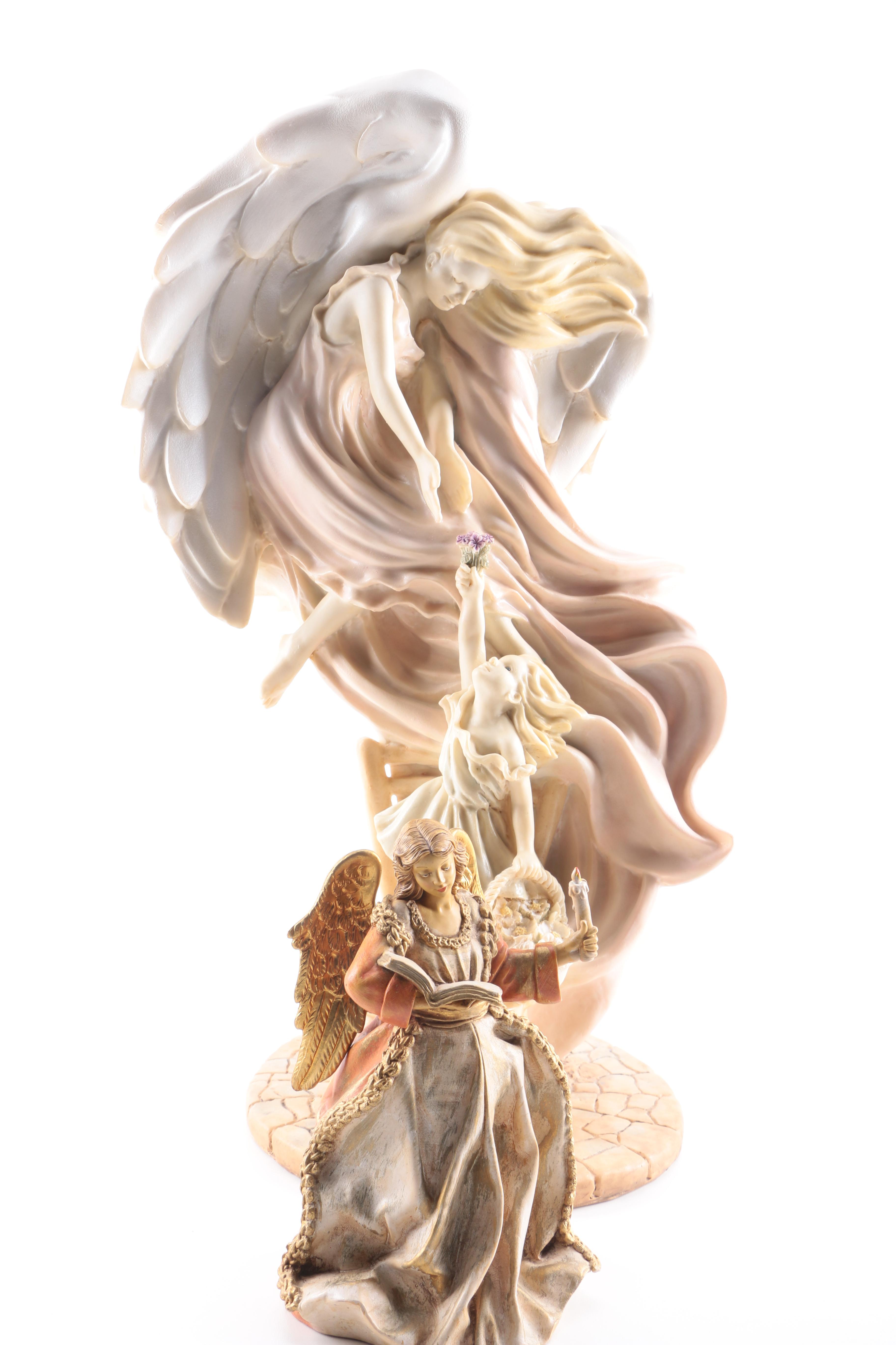 Angel Figurines Including Limited Edition United Design "A Little Closer To Heaven, Light"