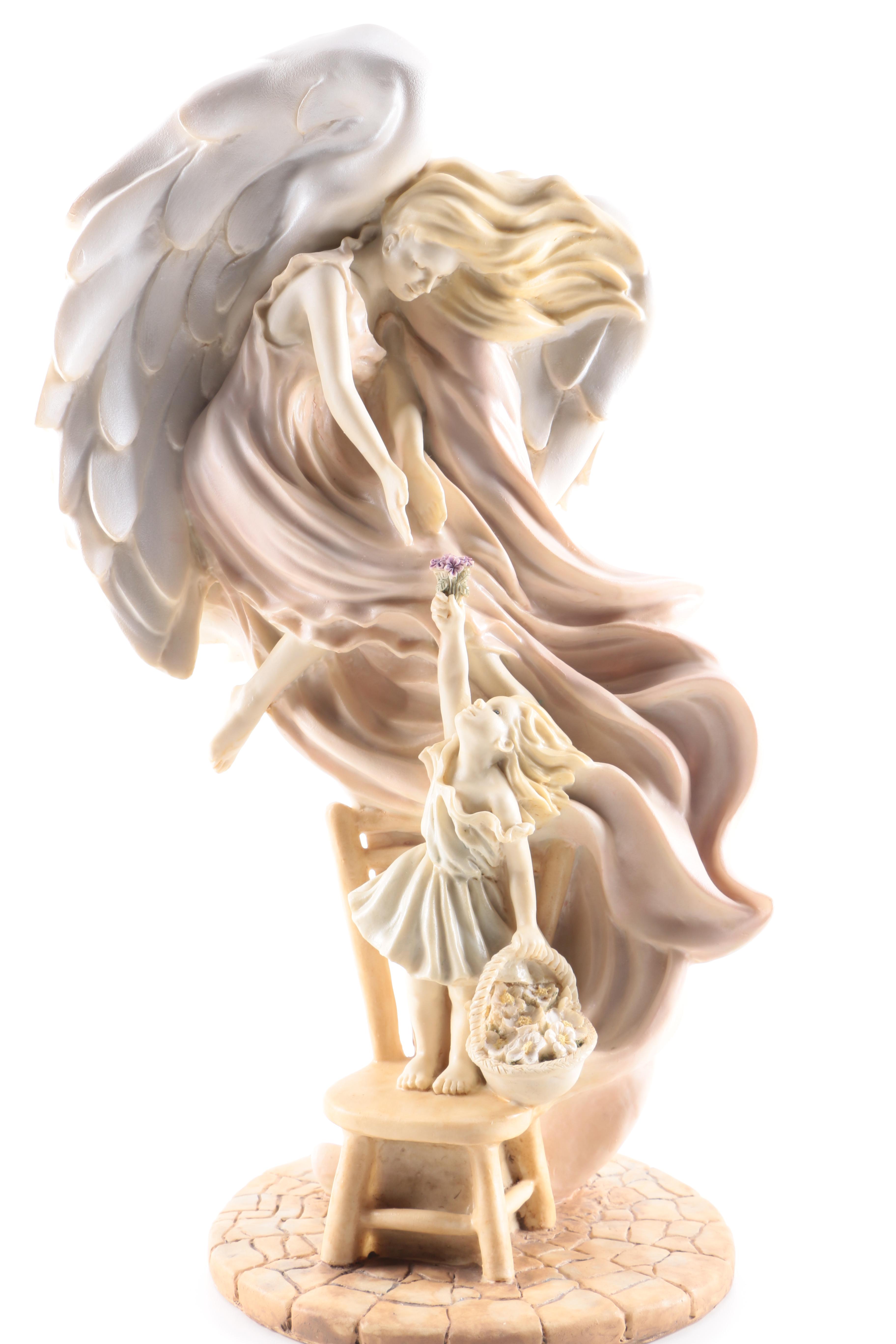 Angel Figurines Including Limited Edition United Design "A Little Closer To Heaven, Light"