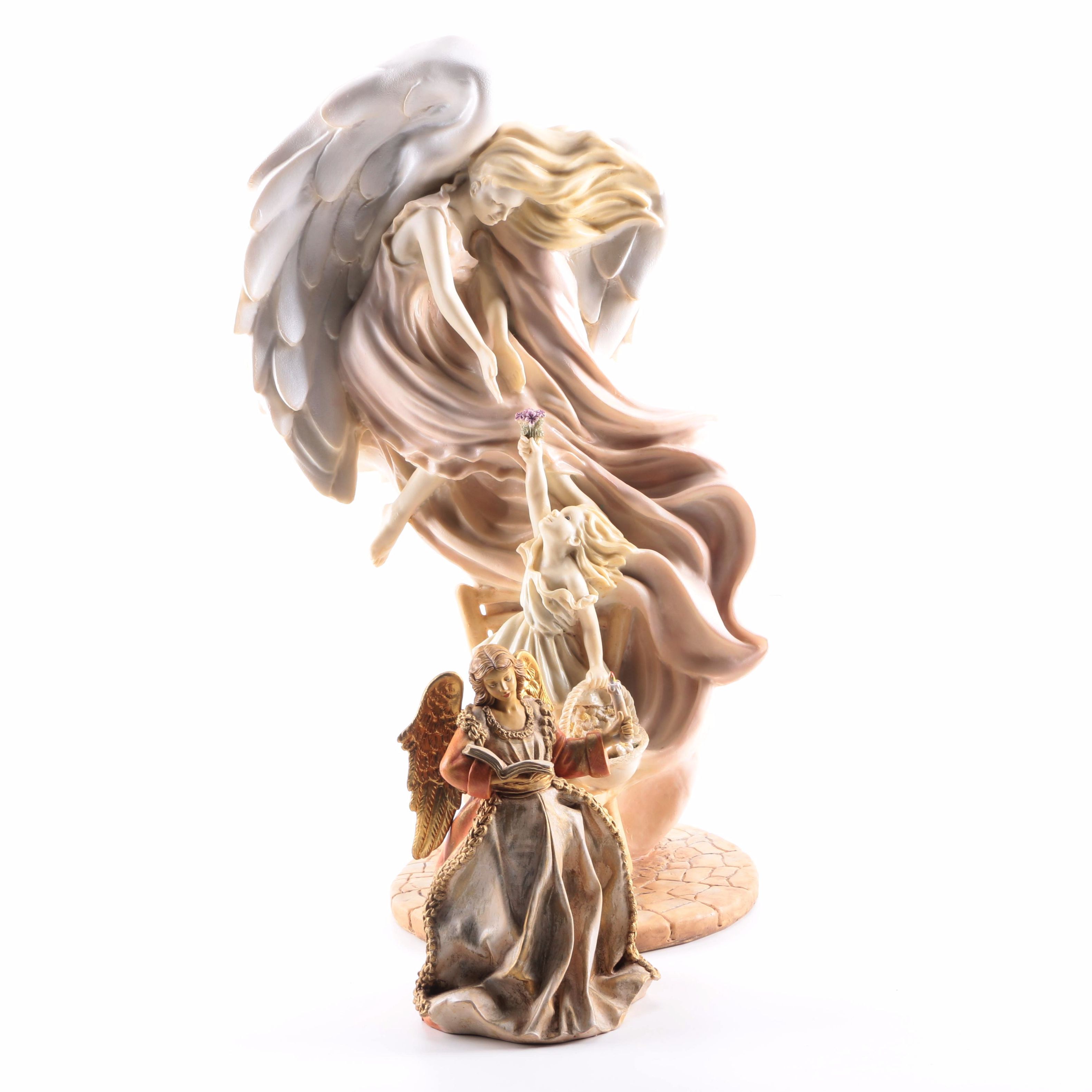 Angel Figurines Including Limited Edition United Design "A Little Closer To Heaven, Light"