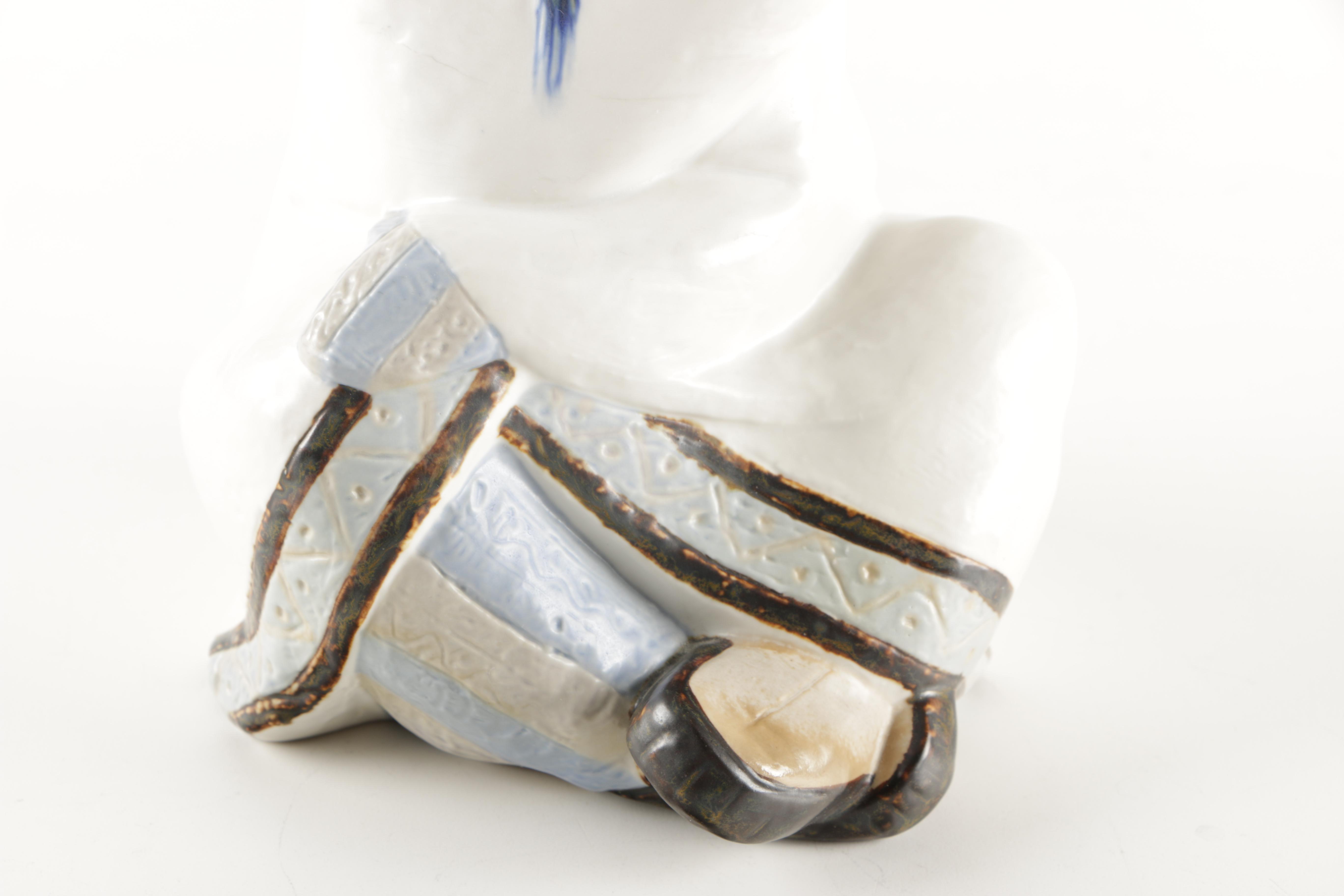 Lladro Porcelain Figure of a Seated Girl