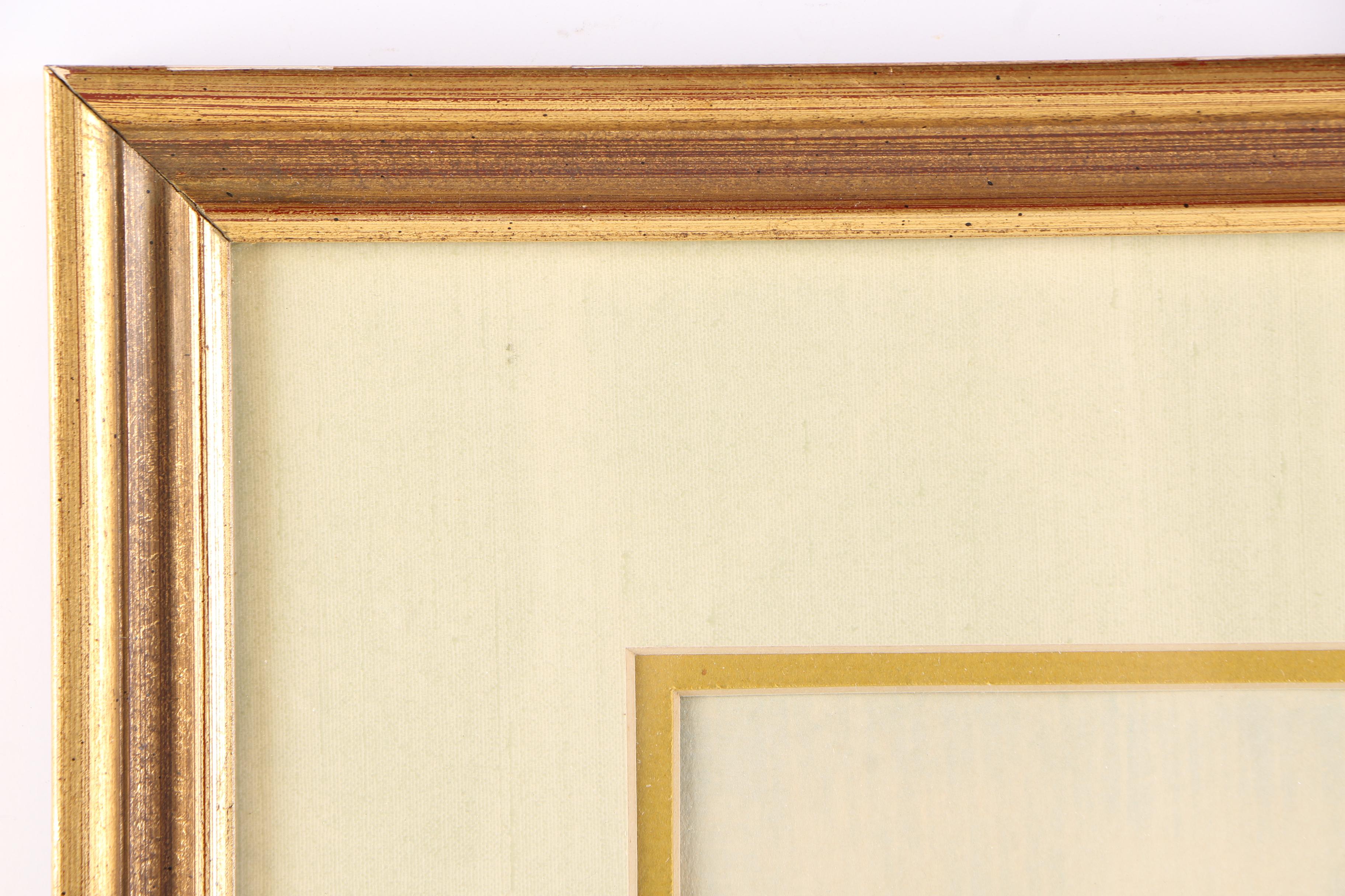 Offset Romantic Style Lithograph of Landscape