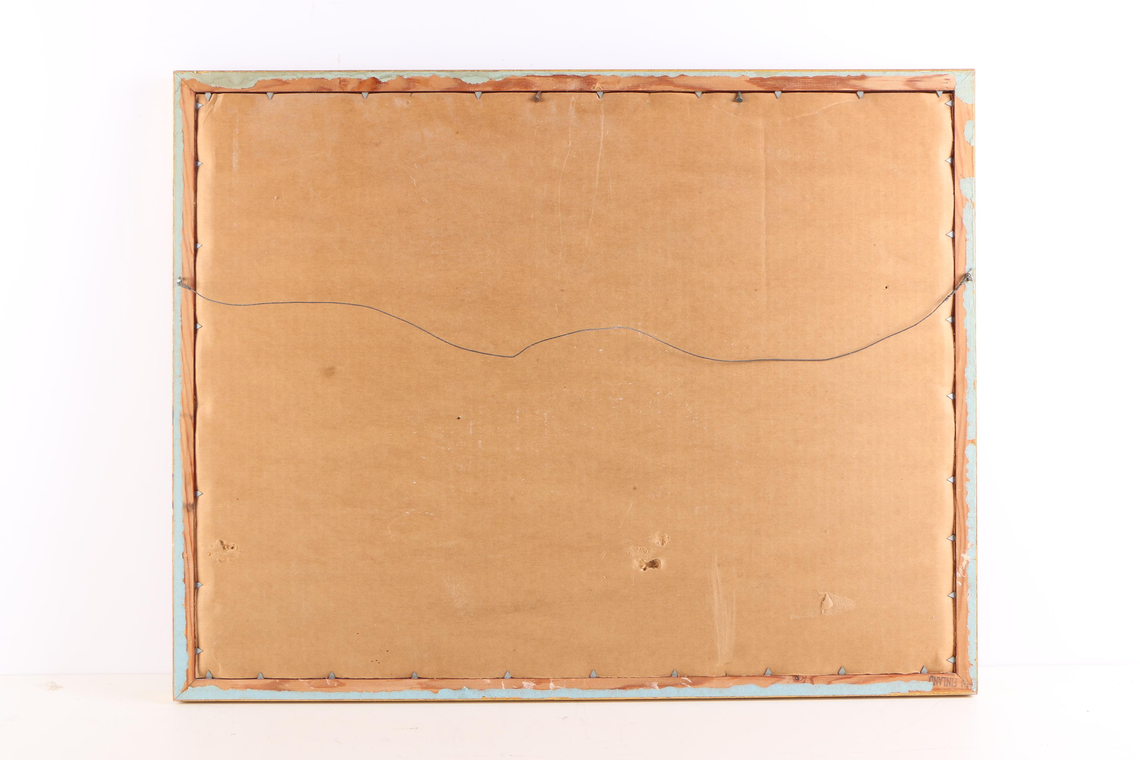 Offset Romantic Style Lithograph of Landscape