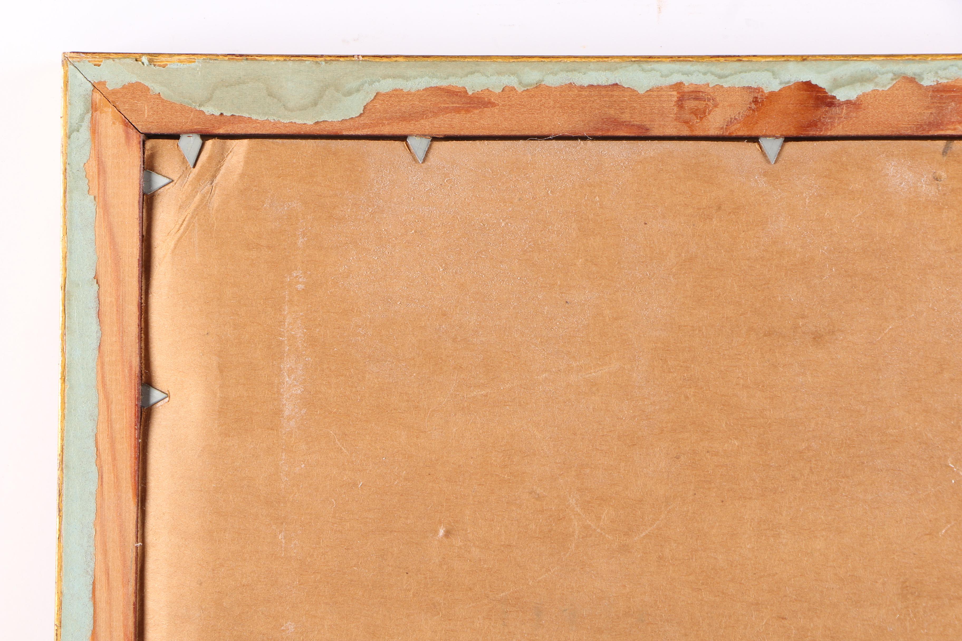 Offset Romantic Style Lithograph of Landscape