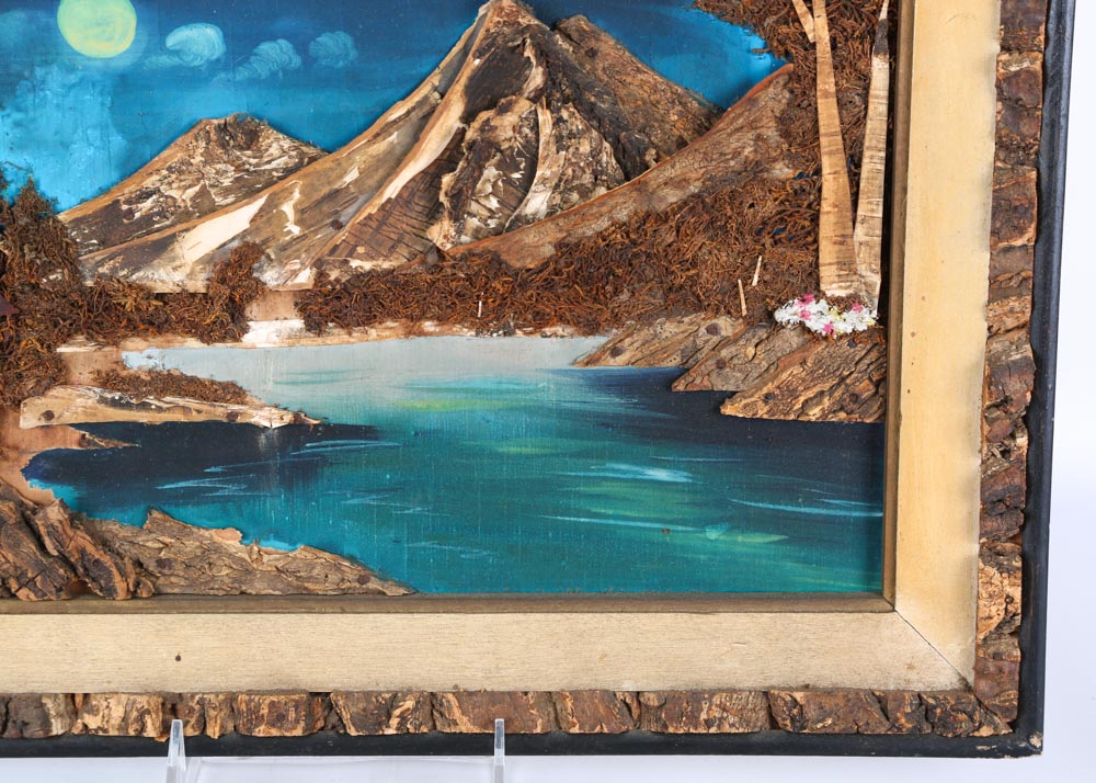 Vintage Mixed Media Japanese Landscapes