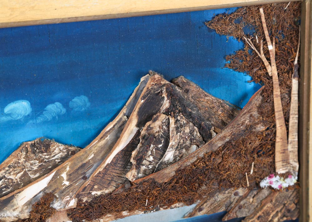 Vintage Mixed Media Japanese Landscapes