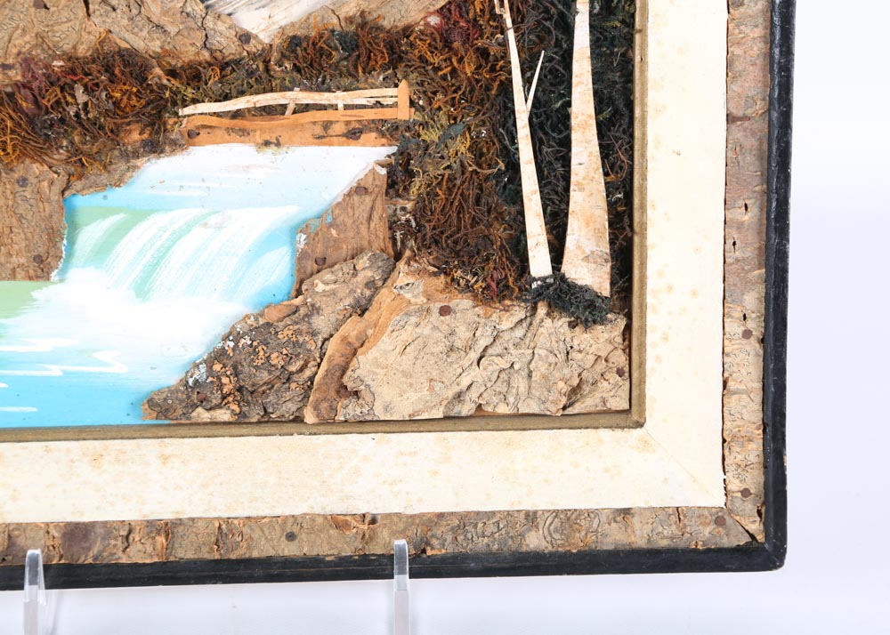 Vintage Mixed Media Japanese Landscapes