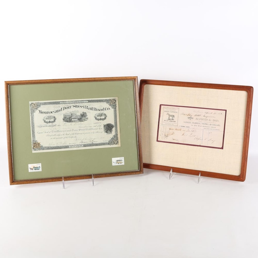 Antique Financial Documents