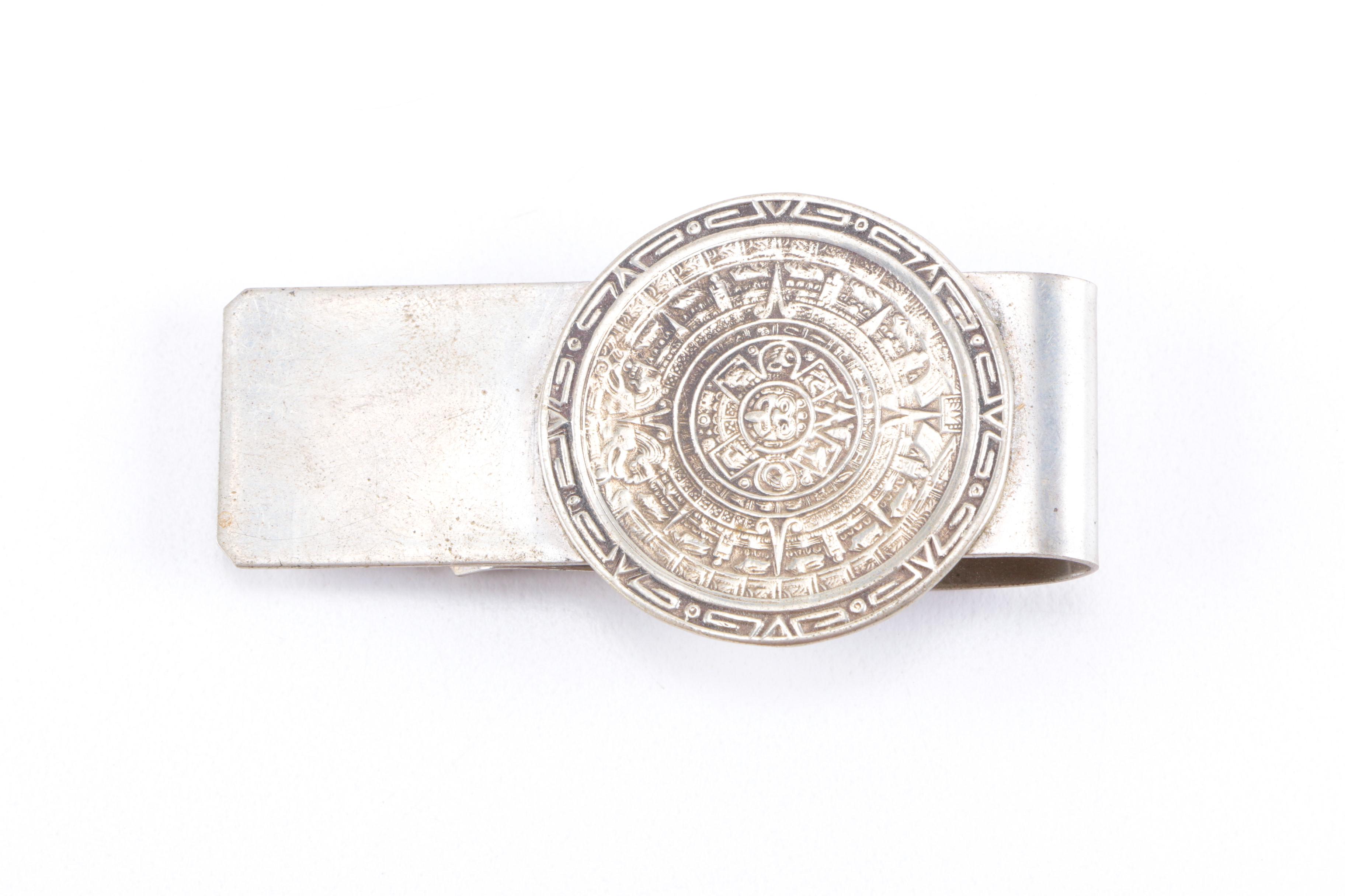 Alpaca Mexico Money Clip and Sterling Silver Wings Pendant