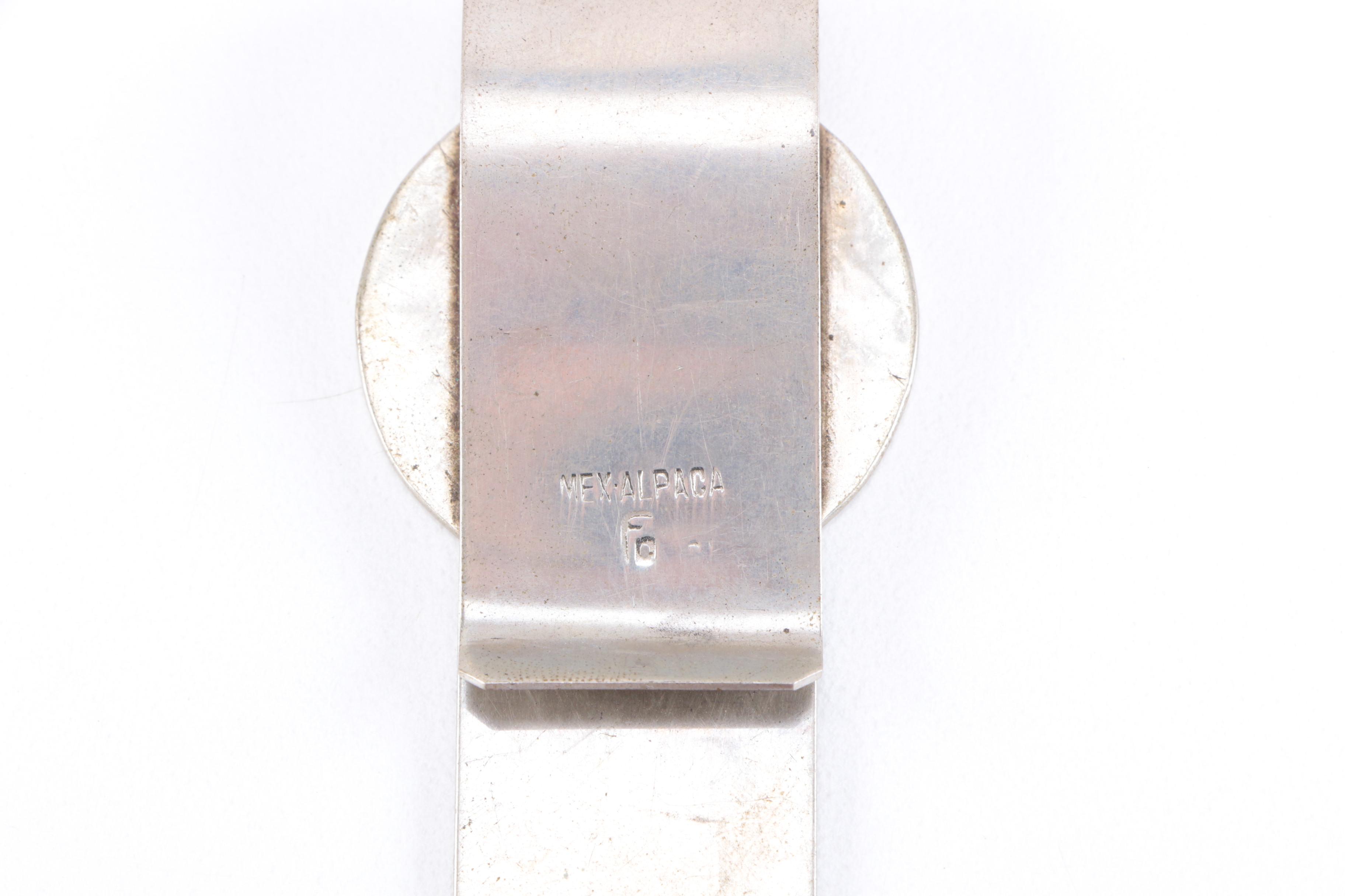 Alpaca Mexico Money Clip and Sterling Silver Wings Pendant