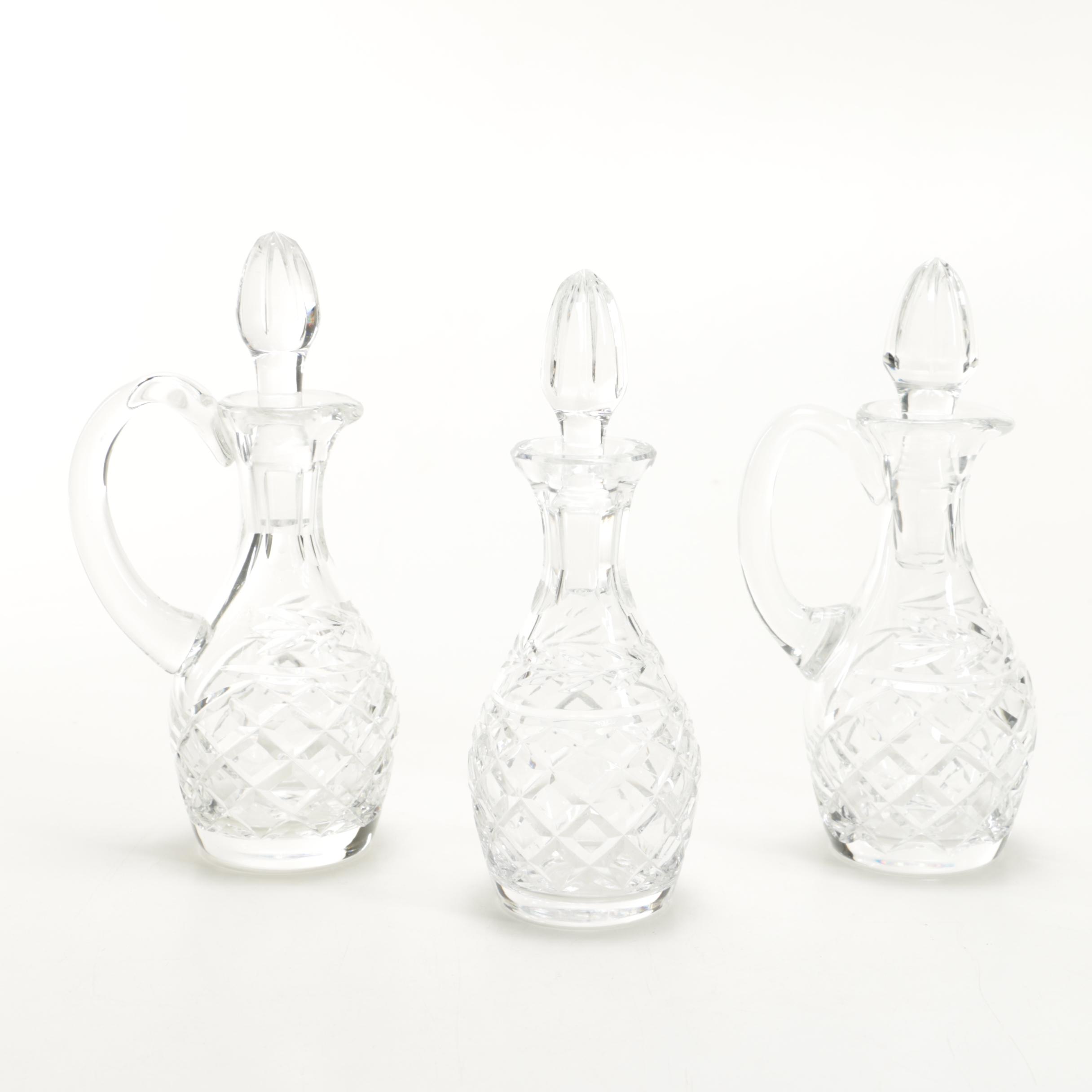 Three Waterford Cruets