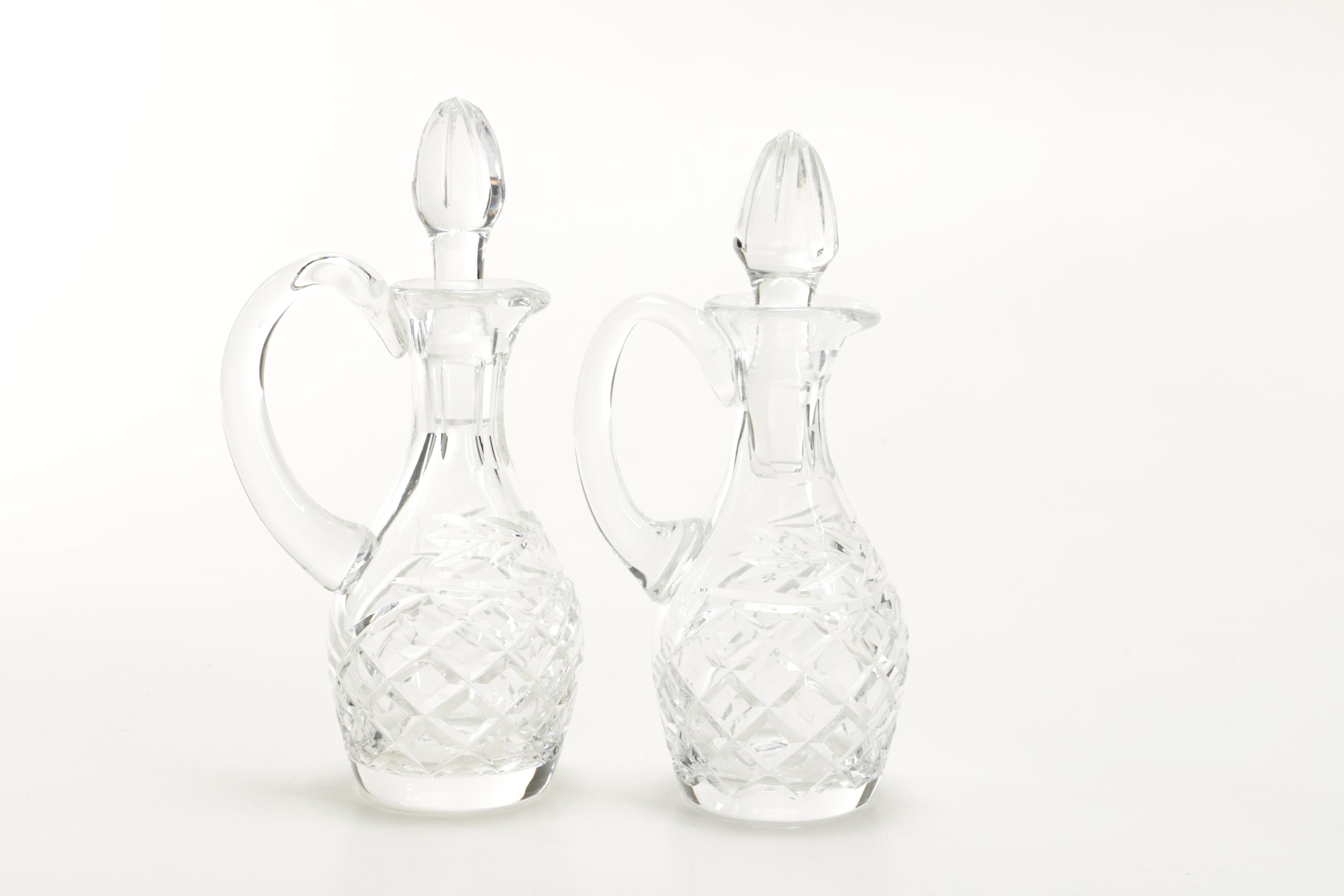 Three Waterford Cruets