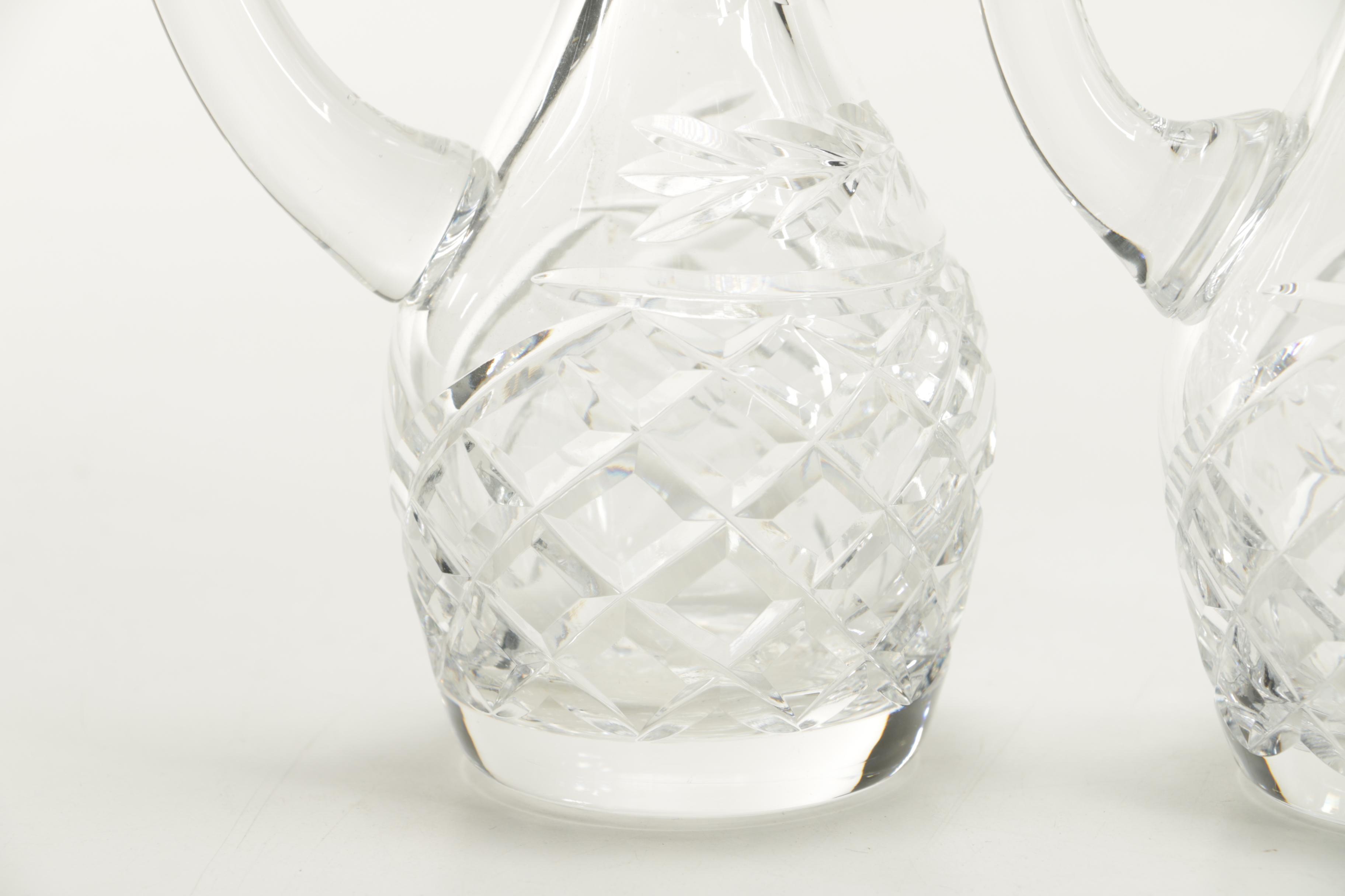 Three Waterford Cruets