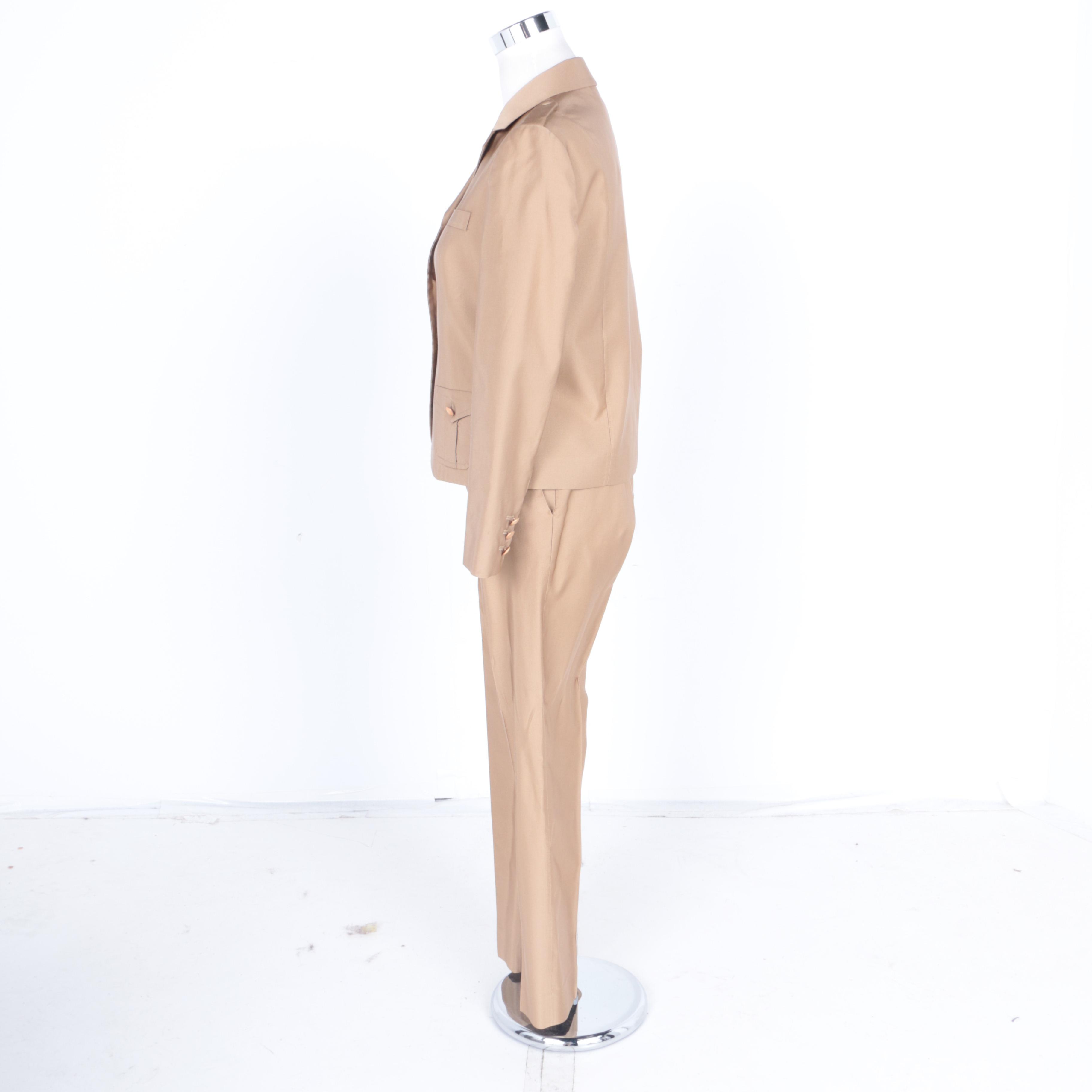 Women's Prada Wool Silk Blend Pantsuit