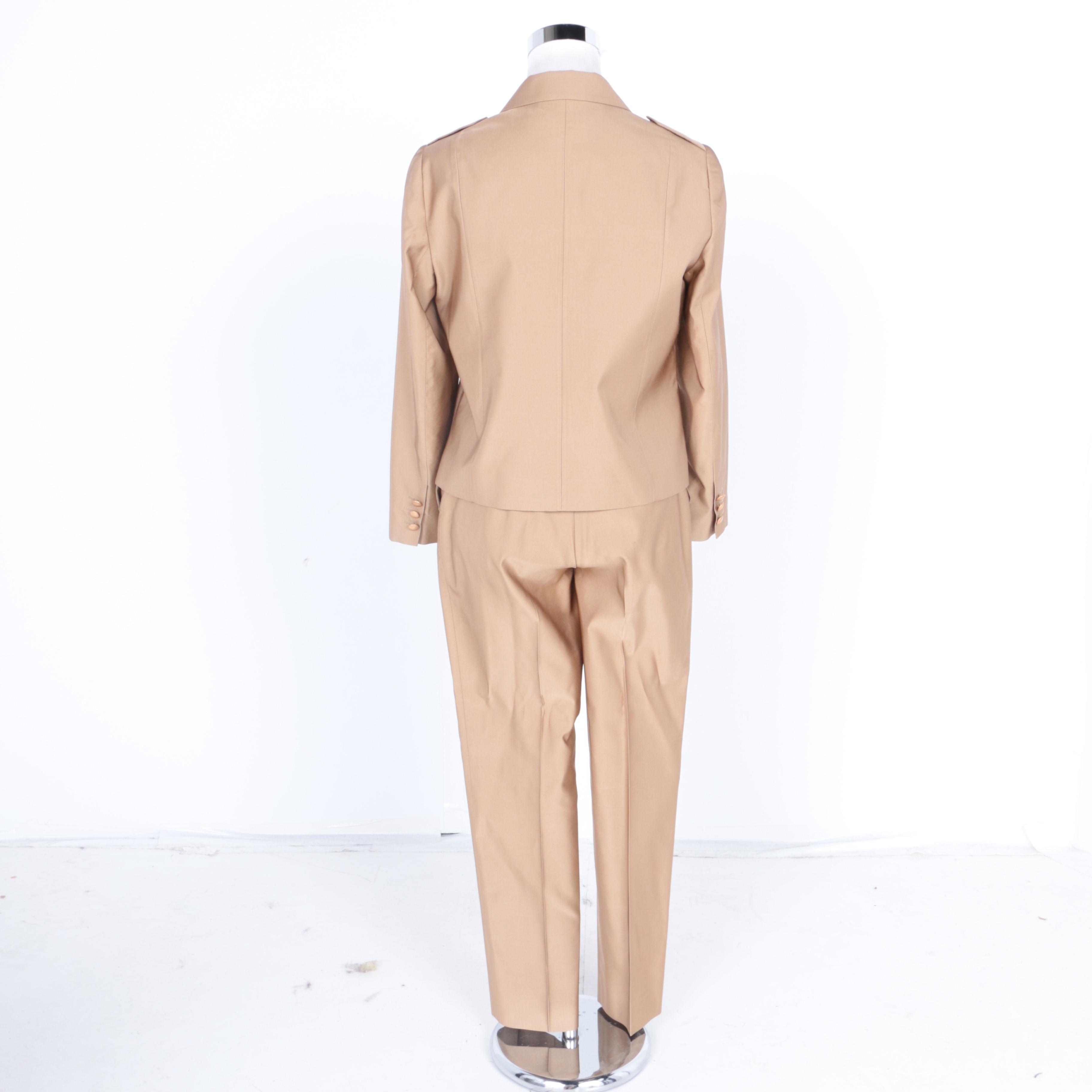 Women's Prada Wool Silk Blend Pantsuit